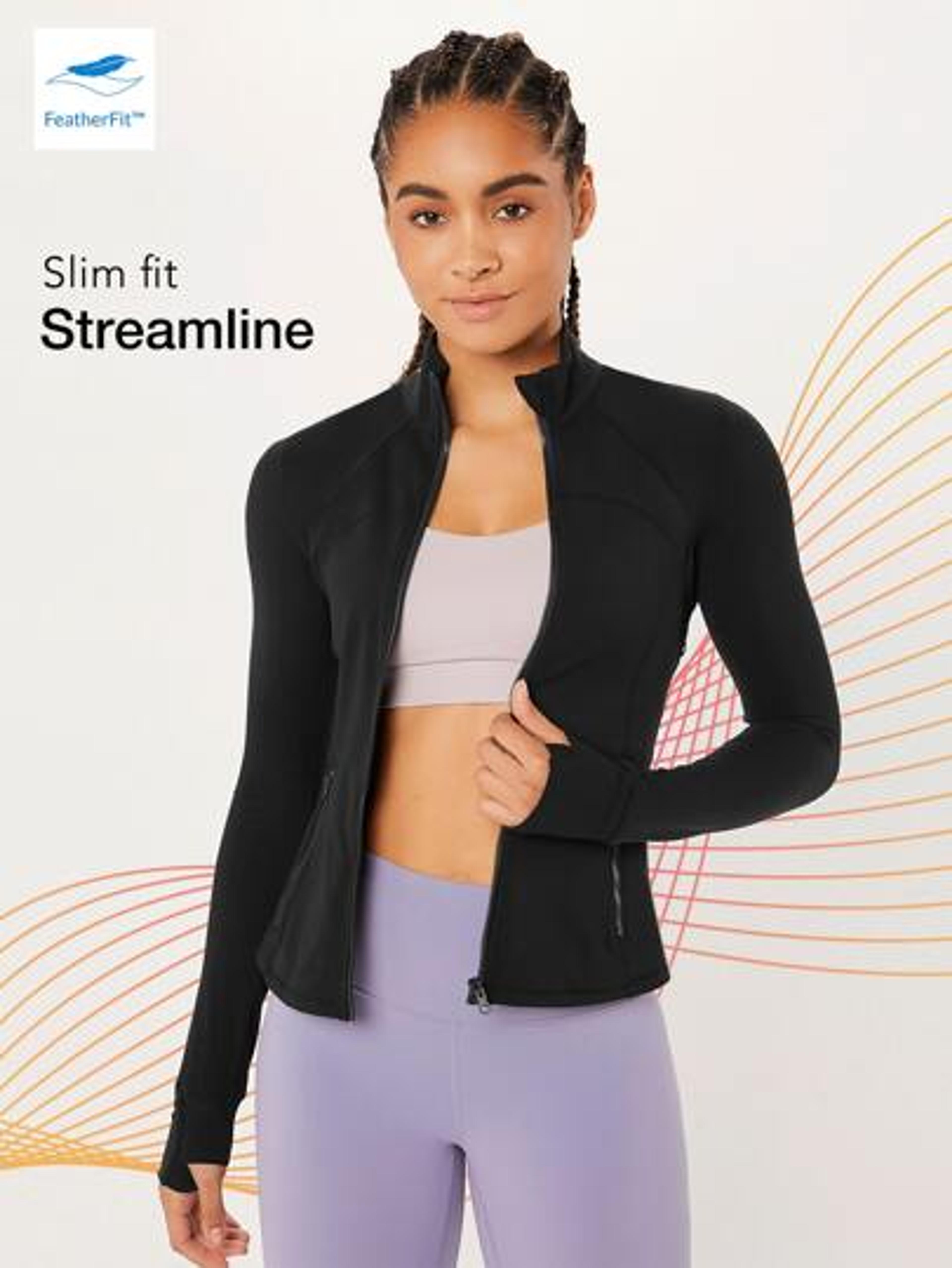 GLOWMODE FeatherFit™ Streamline Performance Jacket | SHEIN USA