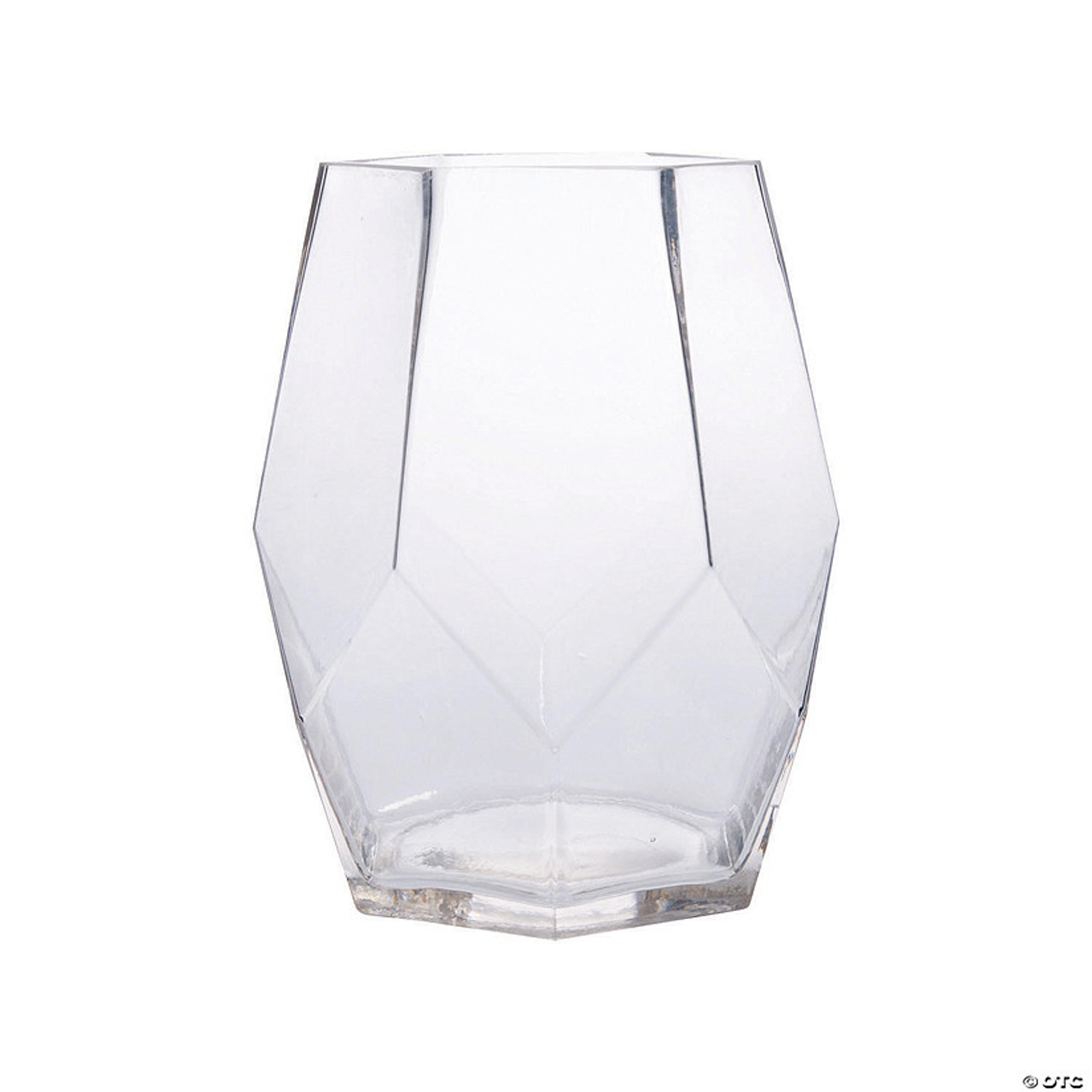 Geometric Glass Vase | Oriental Trading