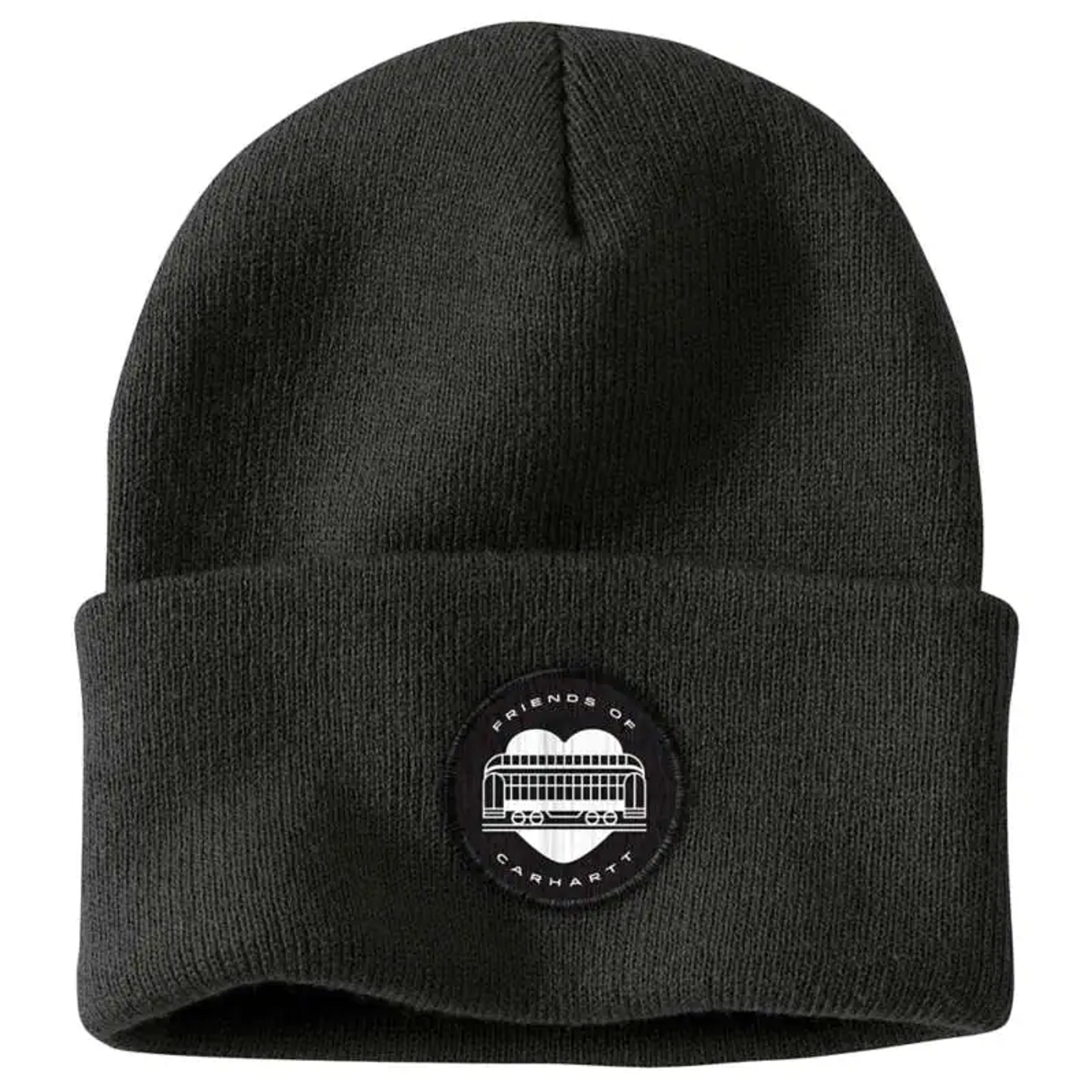 Knit Cuffed FOC Graphic Beanie | Black | Carhartt