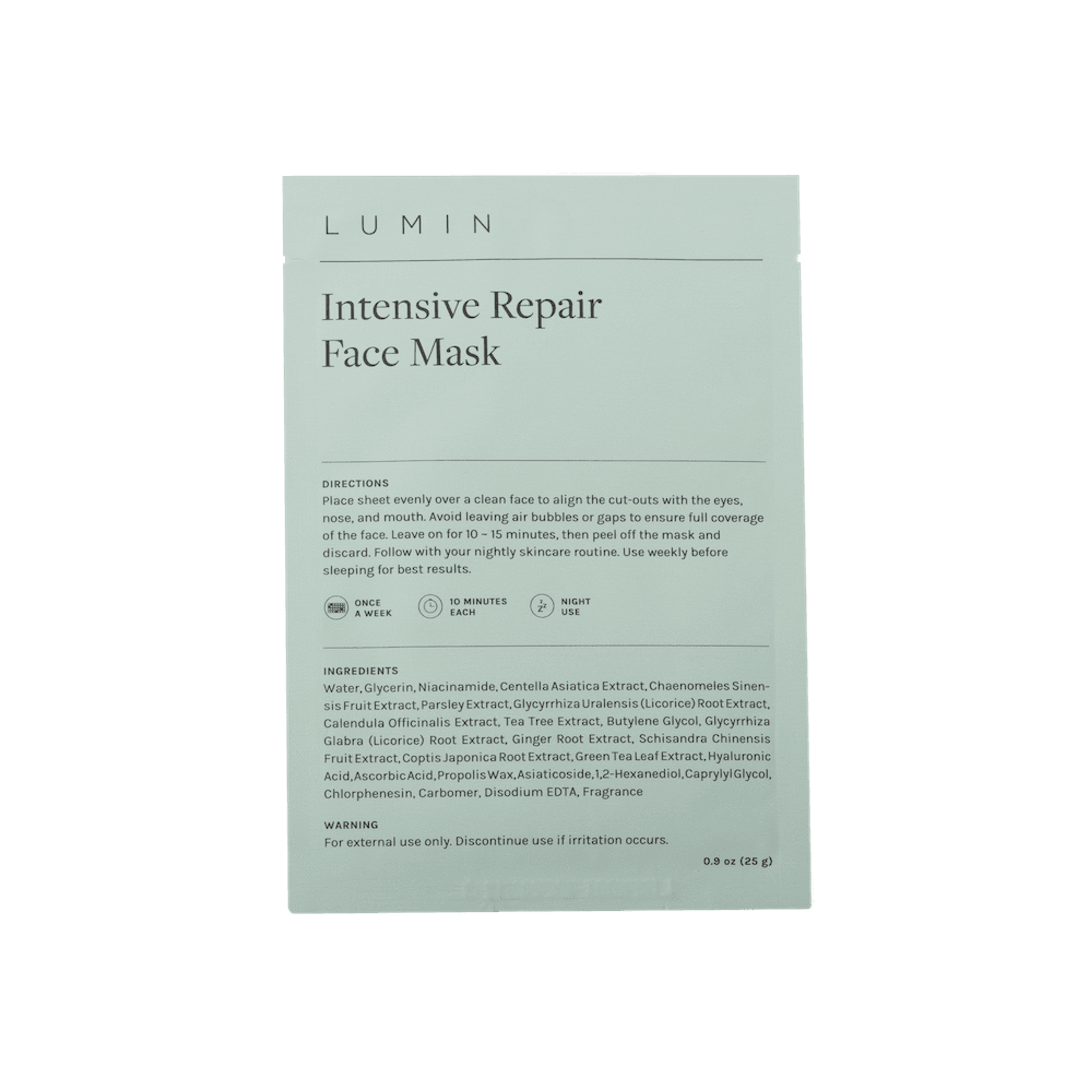 Intensive Repair Face Mask | Lumin Skincare