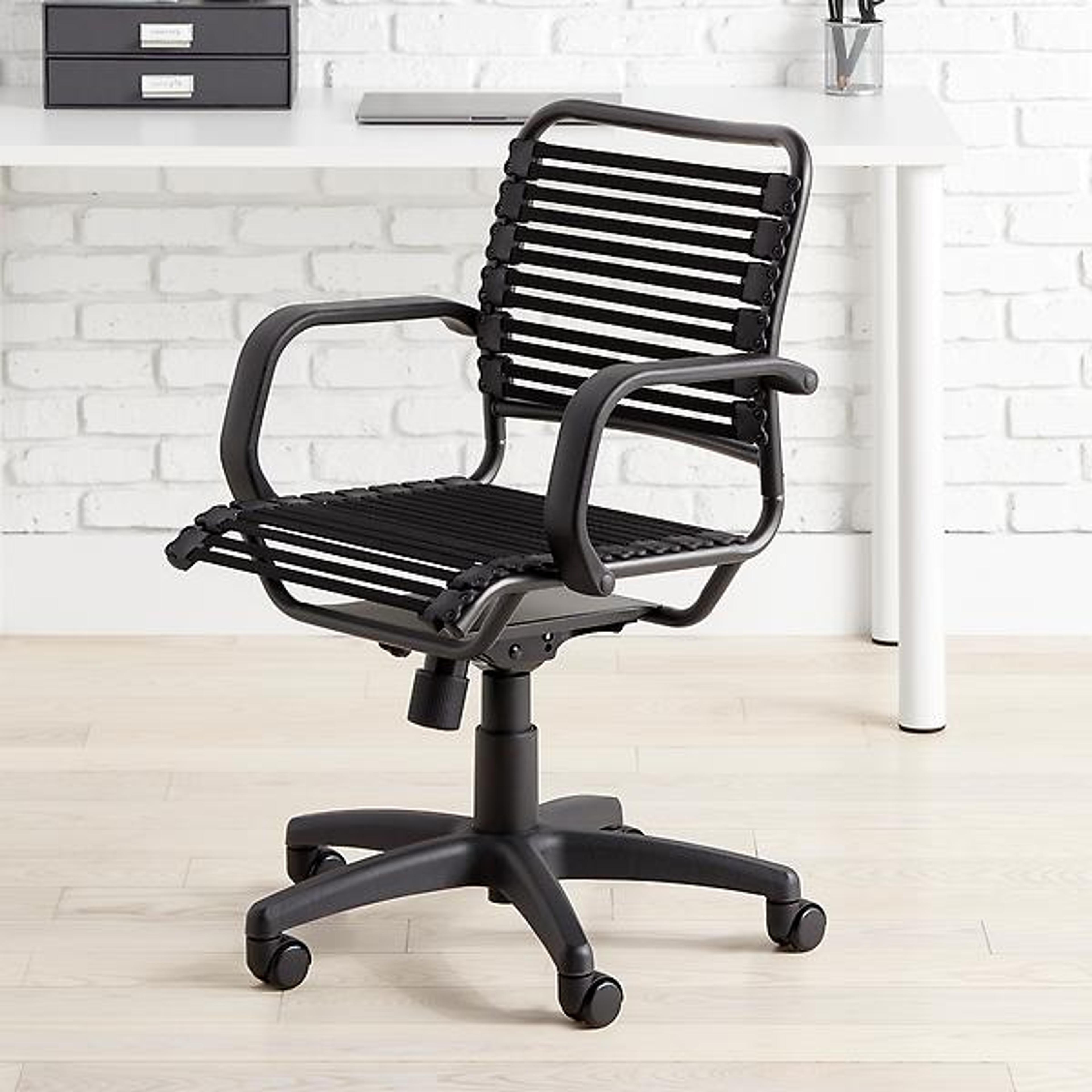 Flat Bungee Office Chair with Arms