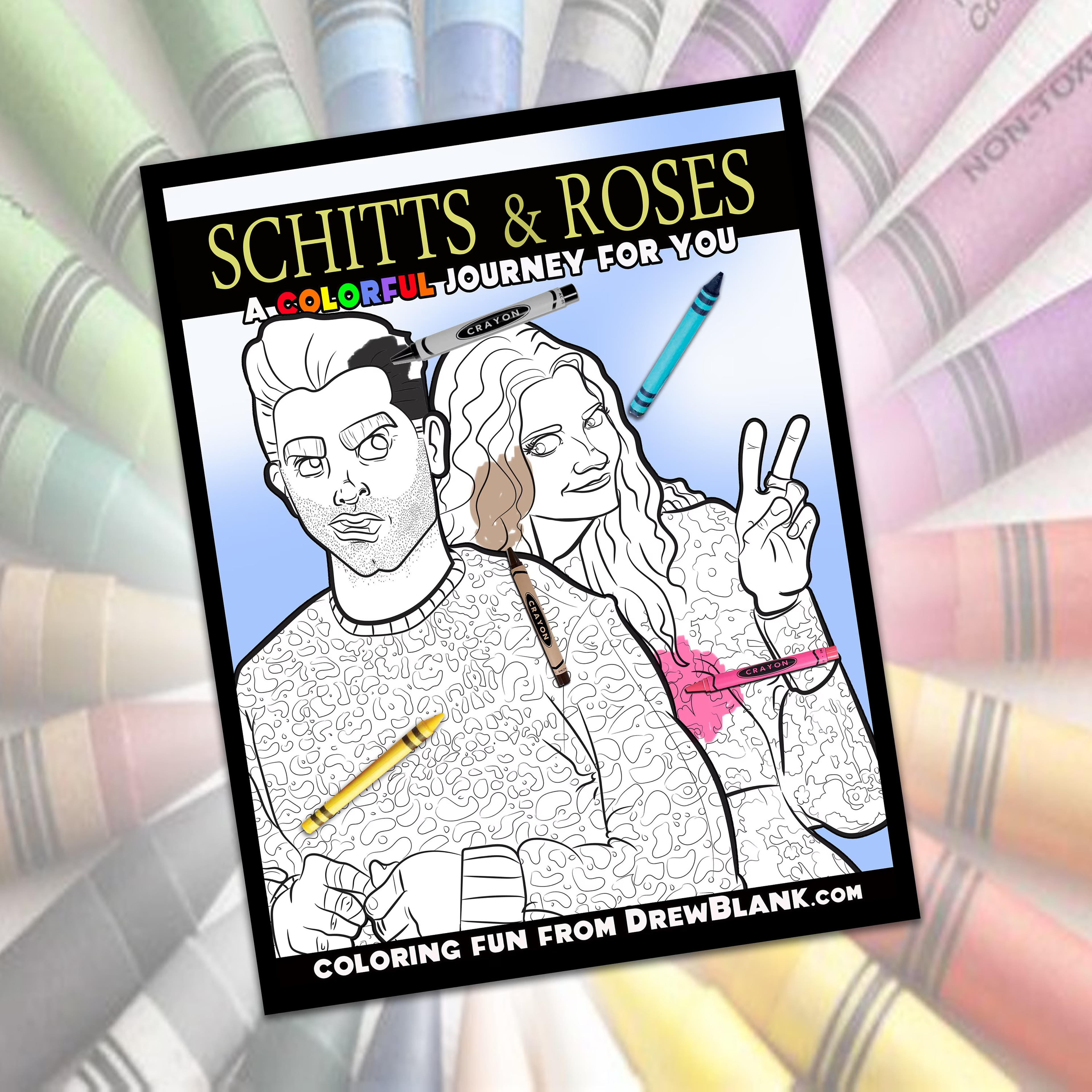 Schitt's Creek Inspired Adult Coloring Book - Etsy UK