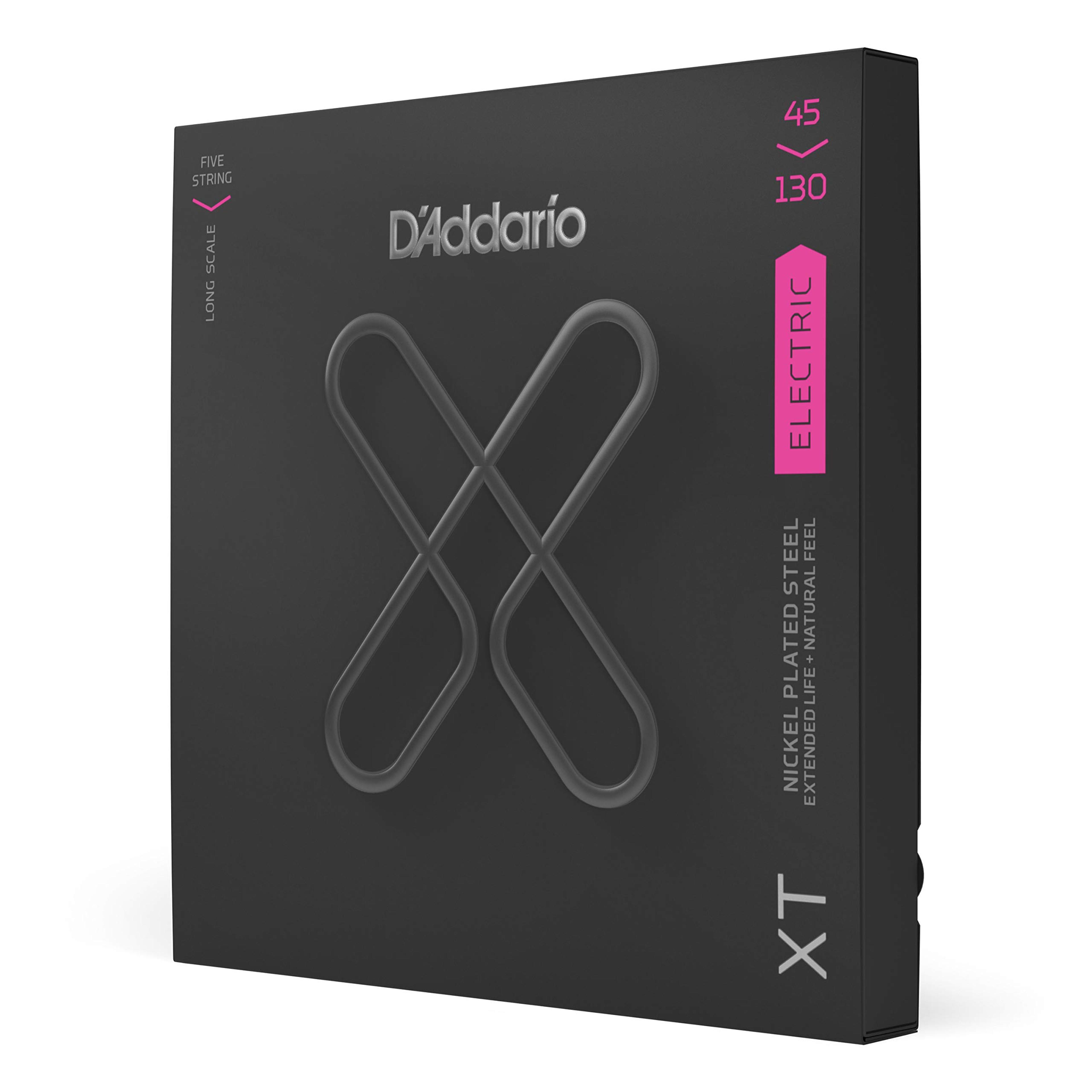 D'Addario XT Nickel Plated Steel Bass Guitar Strings, Regular Light, 5-String Long Scale, 45-130 : Amazon.in: Musical Instruments