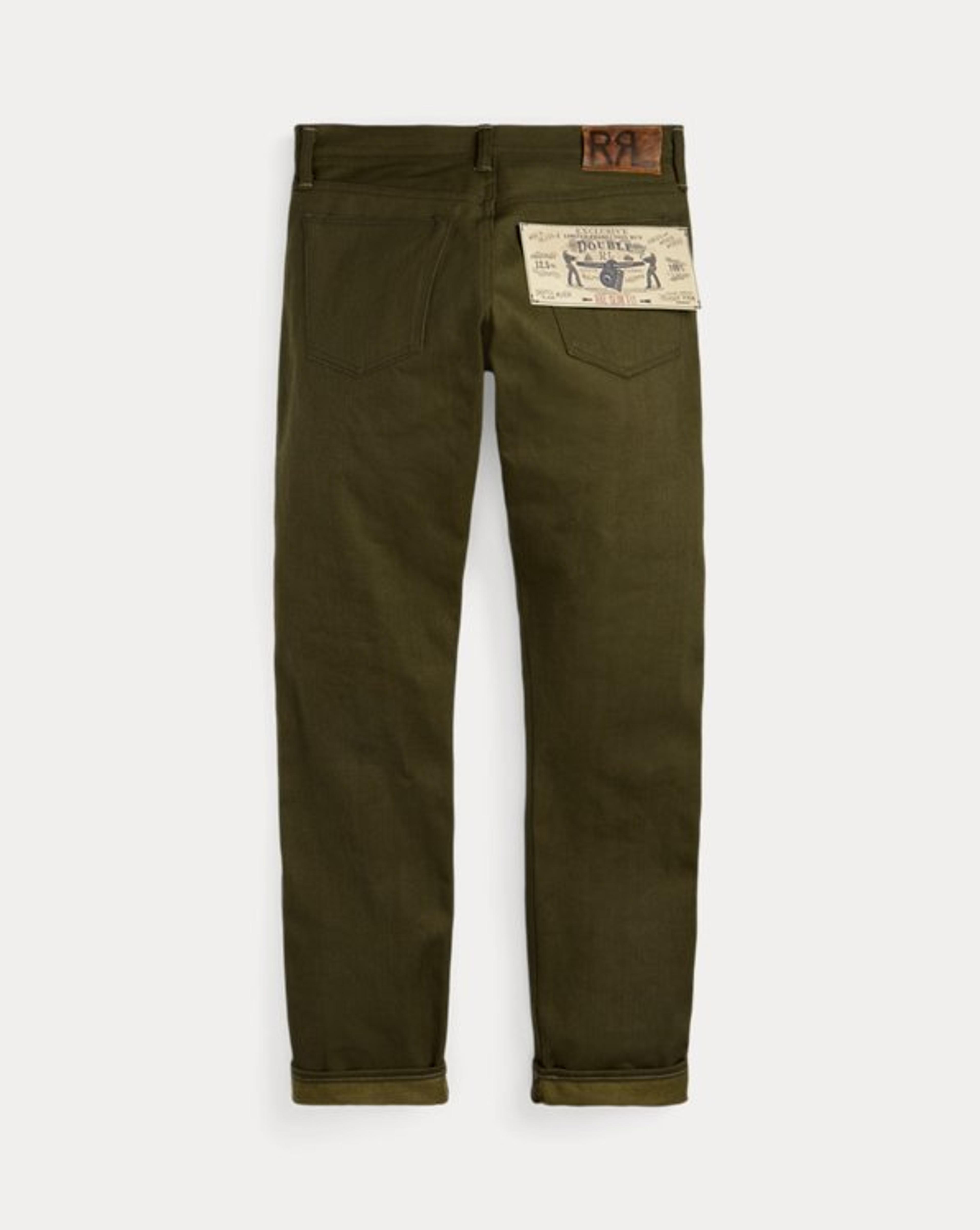 Limited-Edition Slim Selvedge Olive Jean