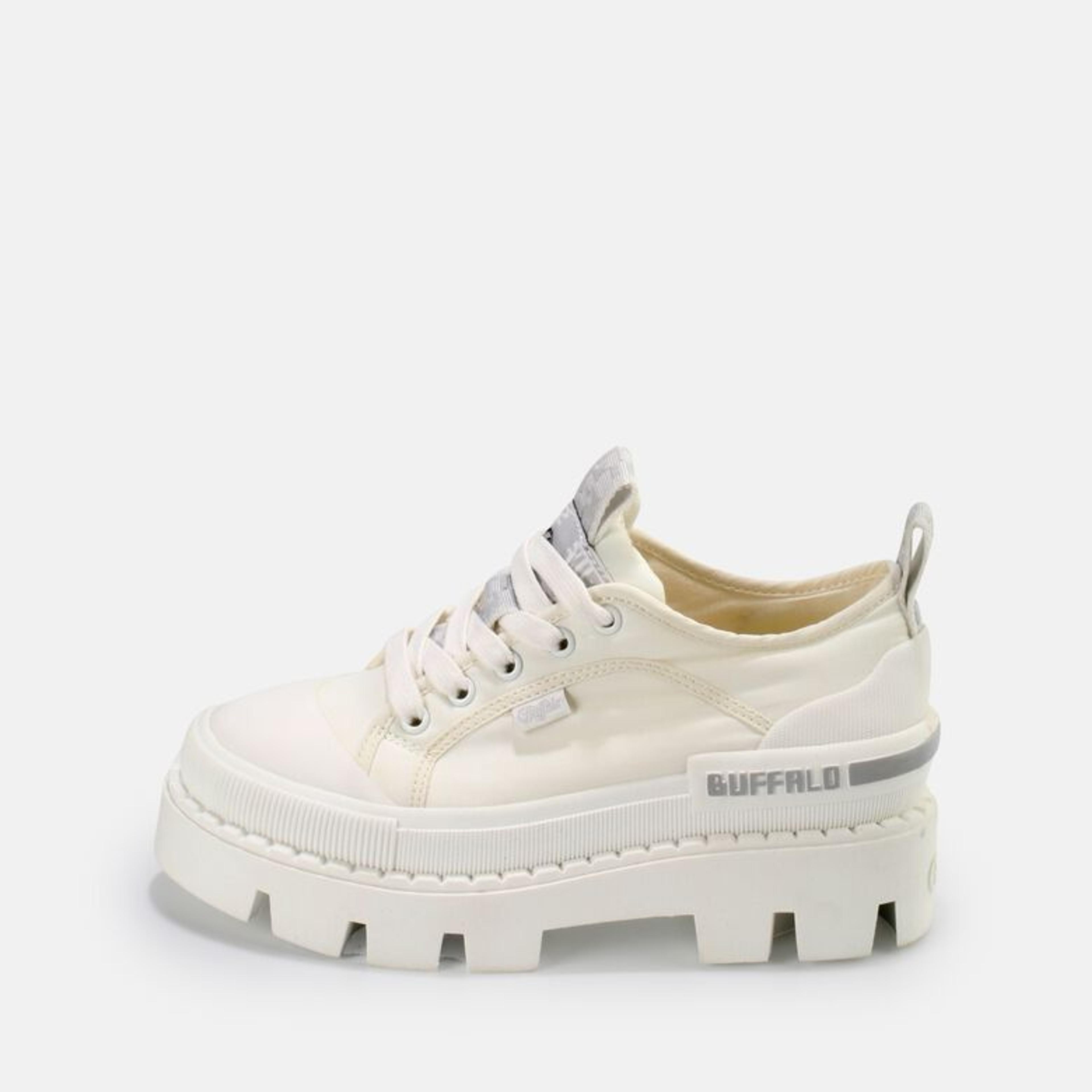 Order Raven Lo sneaker vegan, white|Flats at BUFFALO®