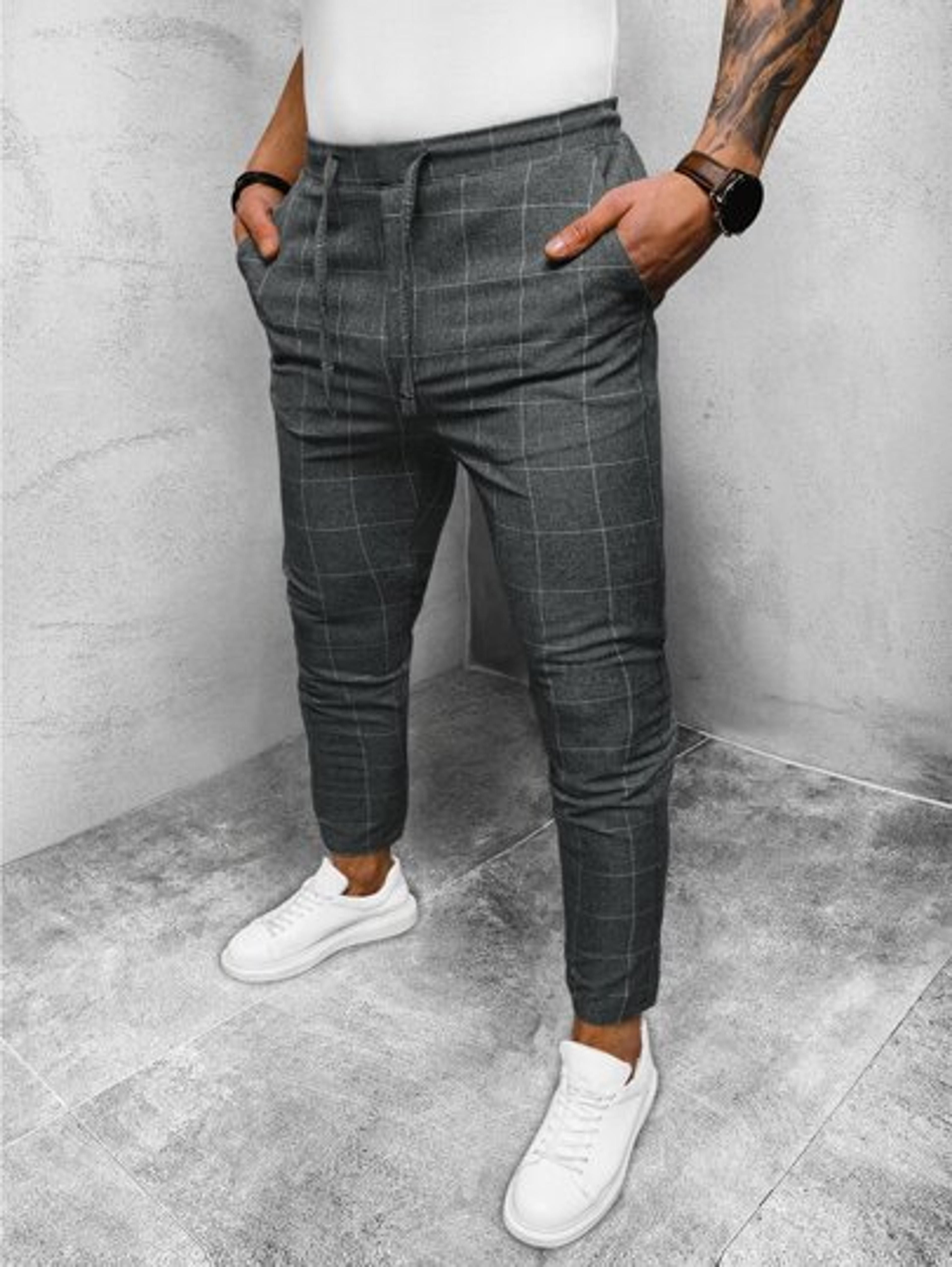 Men Plaid Print Drawstring Waist Pants | SHEIN USA