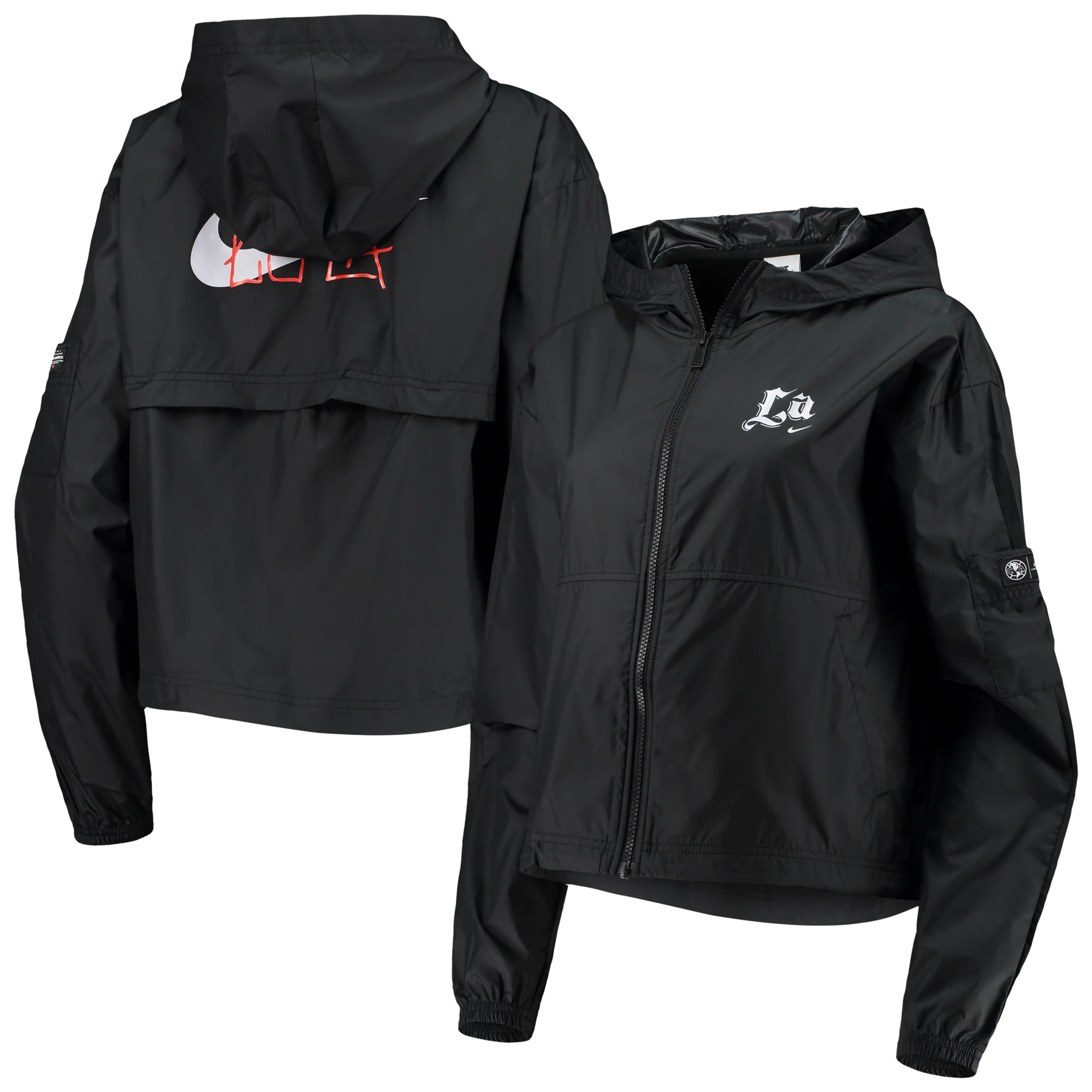 Club America Nike Women's LAxLA Woven Full-Zip Jacket - Black