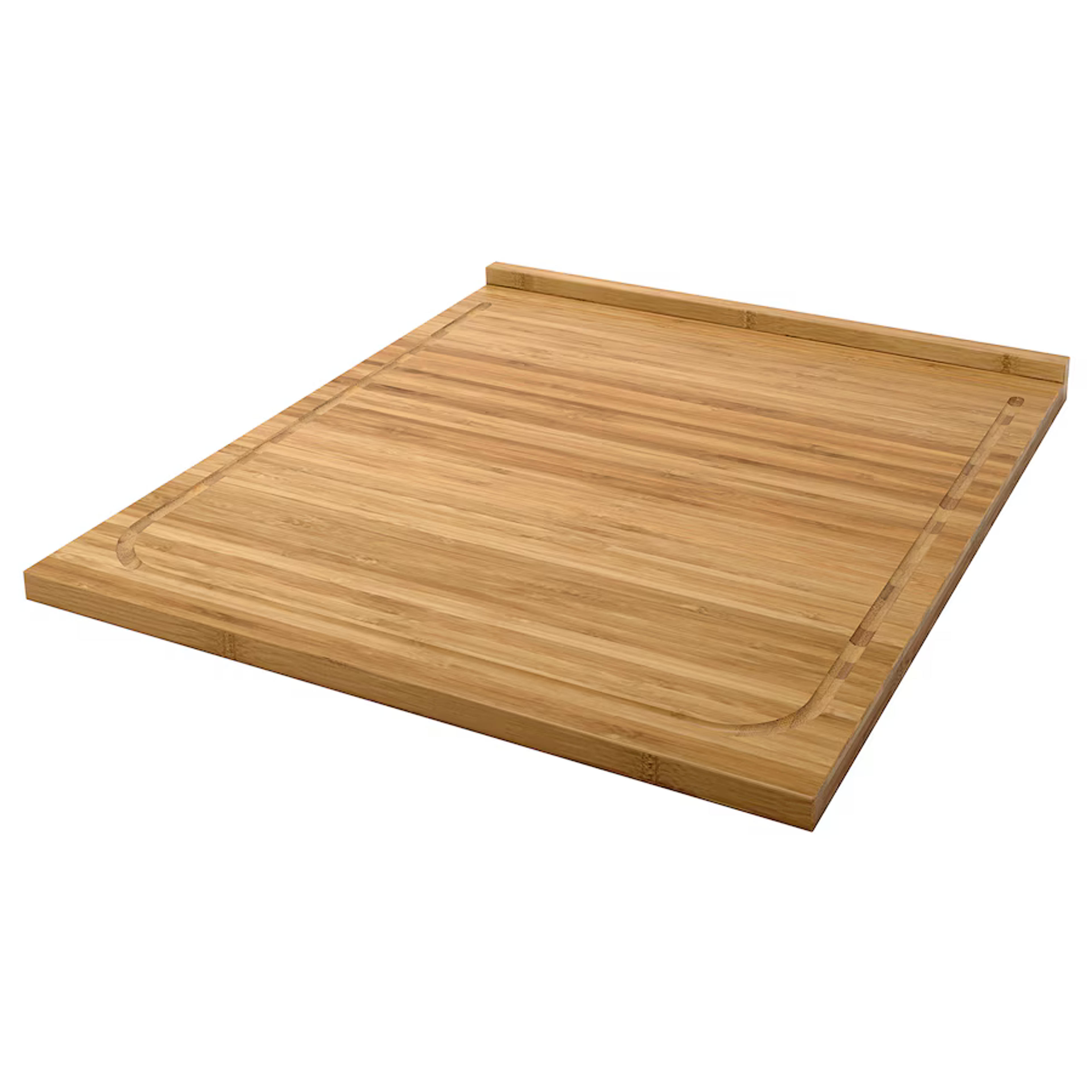 LÄMPLIG chopping board, bamboo, 46x53 cm - IKEA