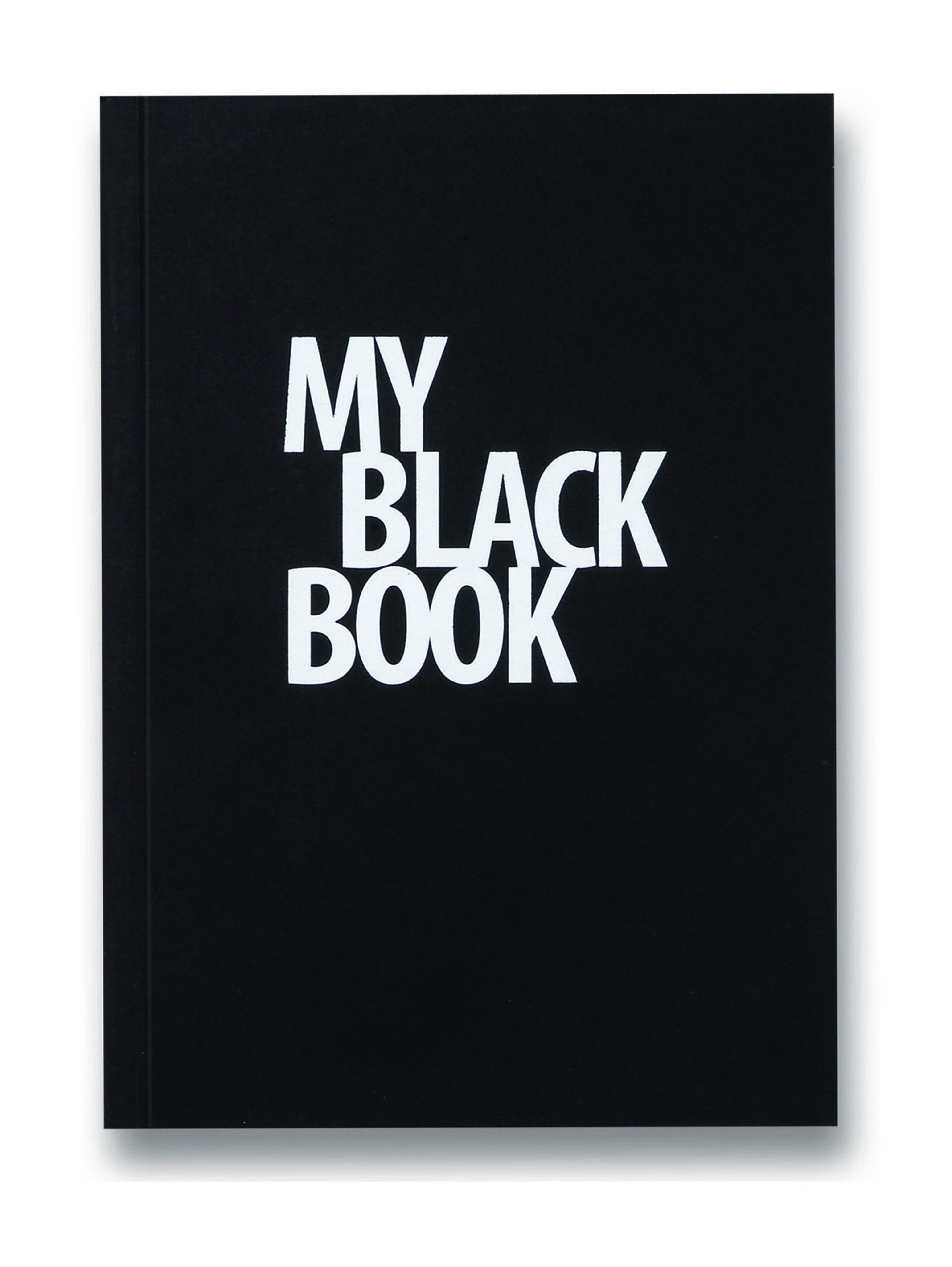 My Black Book, Plain Page Notebook