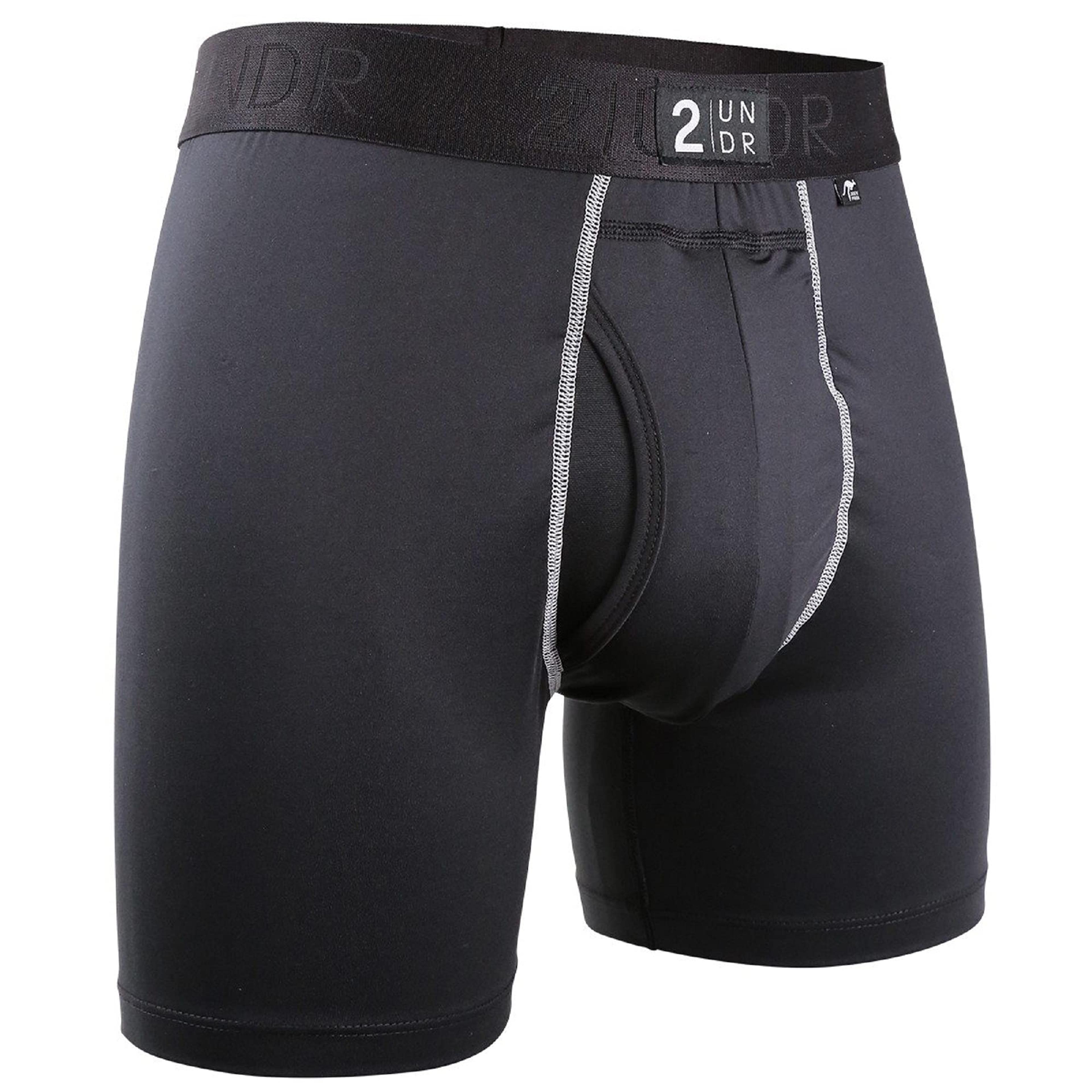 2UNDR Power Shift Mens Boxers with Joey Pouch (Patent Pending) Coldskin Thermal Reduction Fabric by Garmatex Extreme Sports Underwear Men Athletic Sweat Wicking Underpants Boxer Shorts : Amazon.co.uk: Fashion