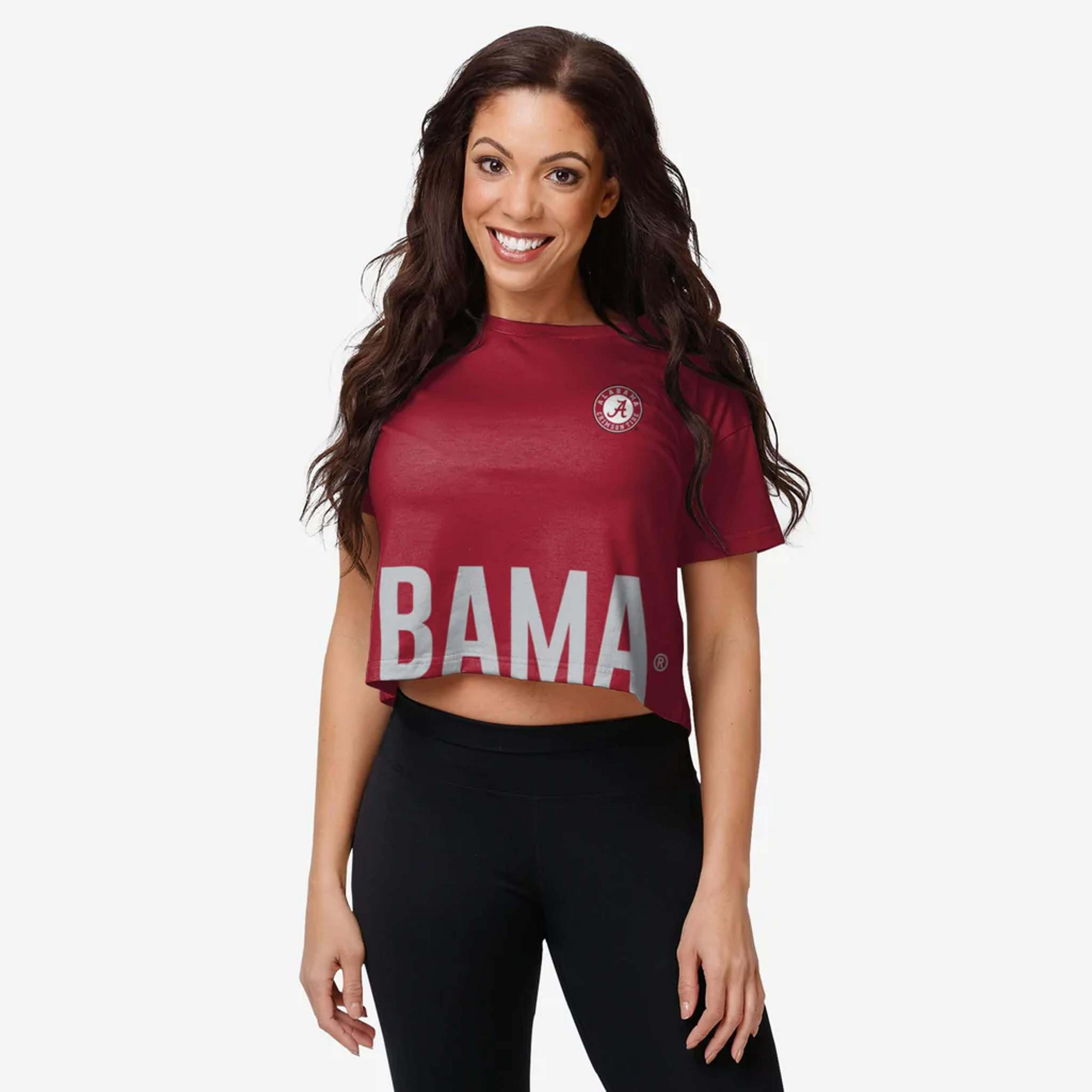 Alabama Crimson Tide Womens Bottom Line Crop Top FOCO