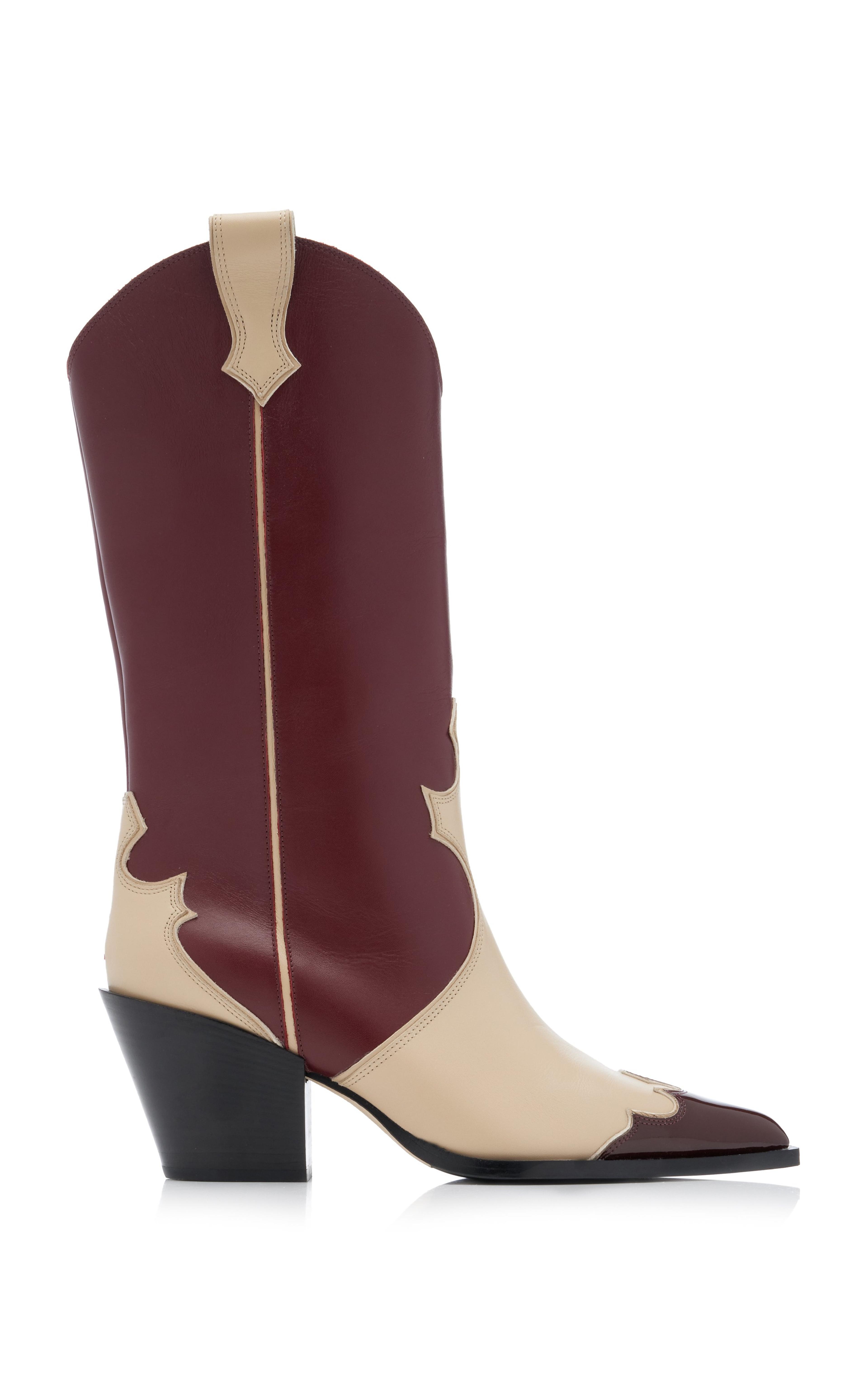 Ariel Leather Cowboy Boots By Aeyde | Moda Operandi