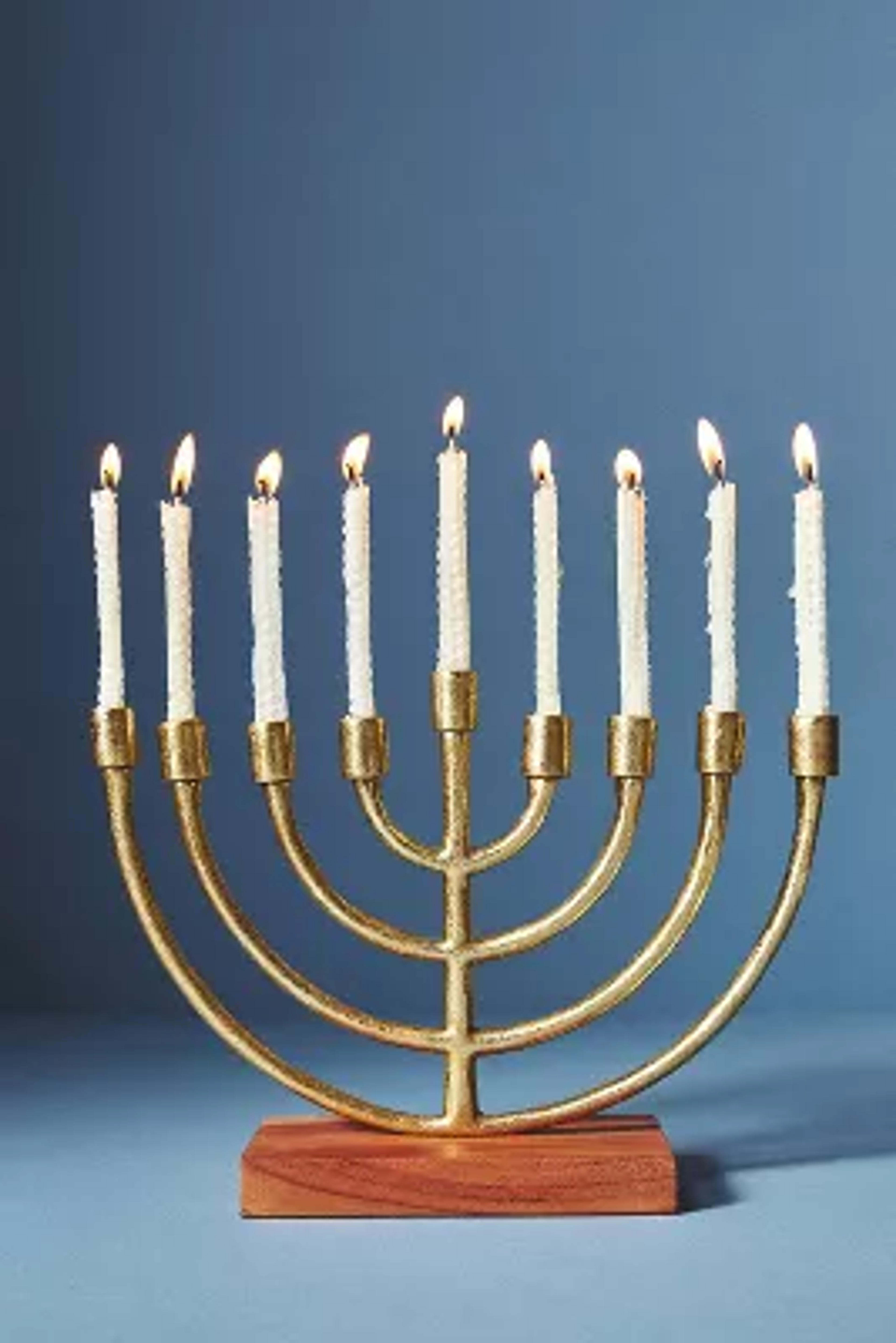 Gold Foil Menorah