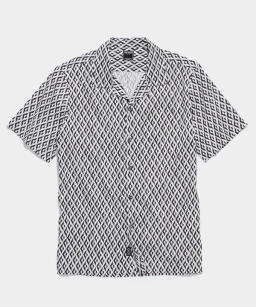 Diamond Geo Camp Collar Shirt