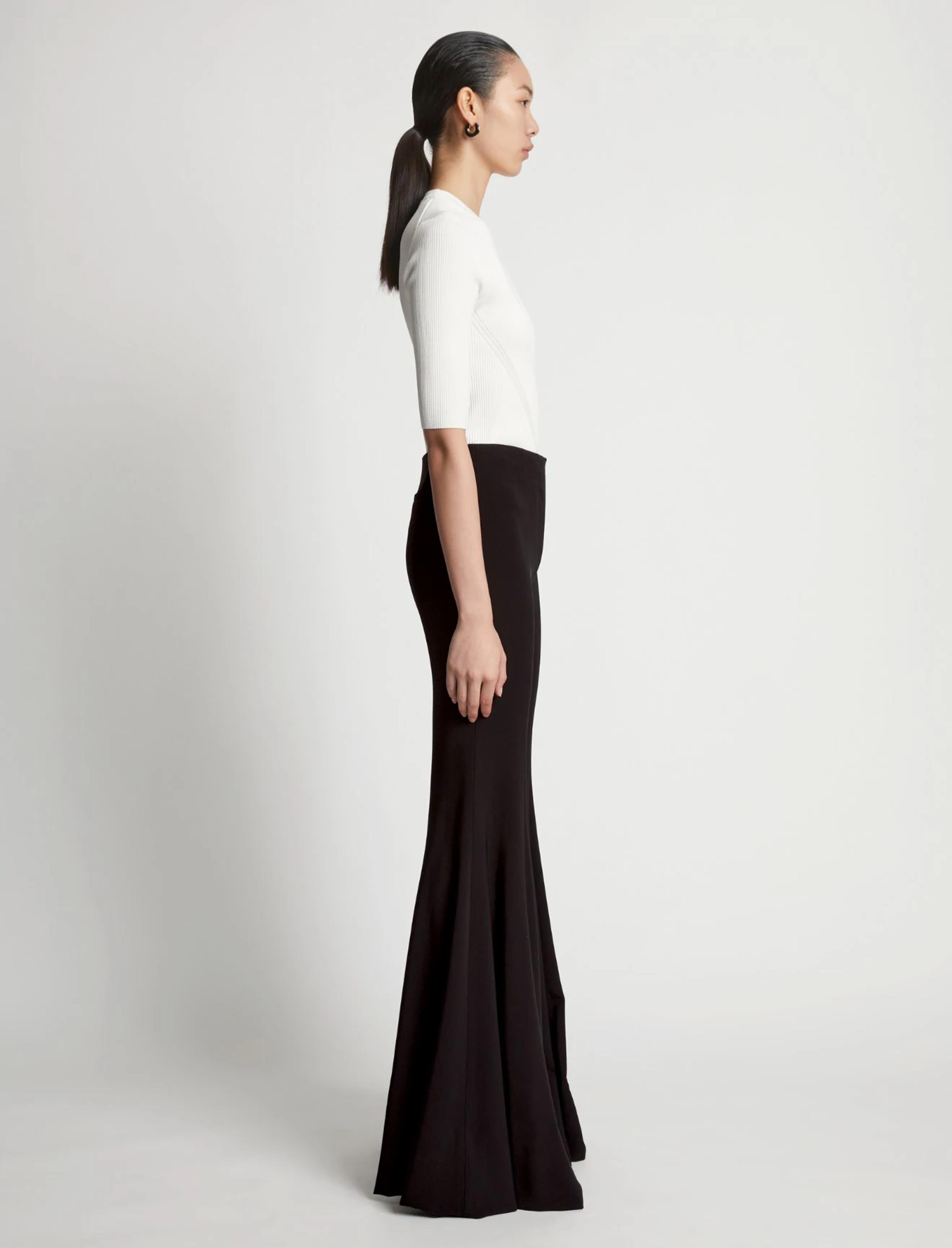 Viscose Suiting Flared Pants in 001black | Proenza Schouler