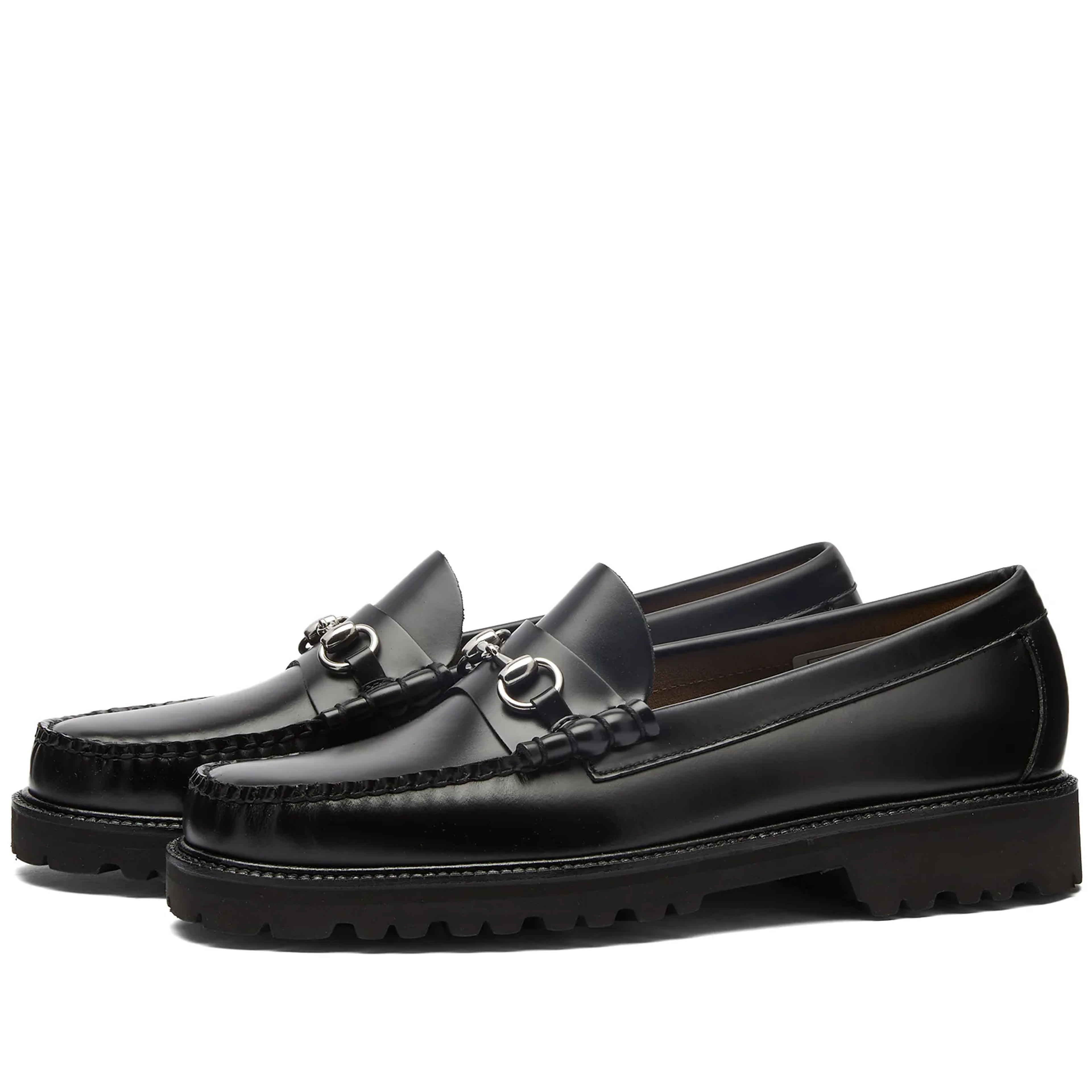 Bass Weejuns 90s Lincoln Horse Bit Loafer Black Leather | END.