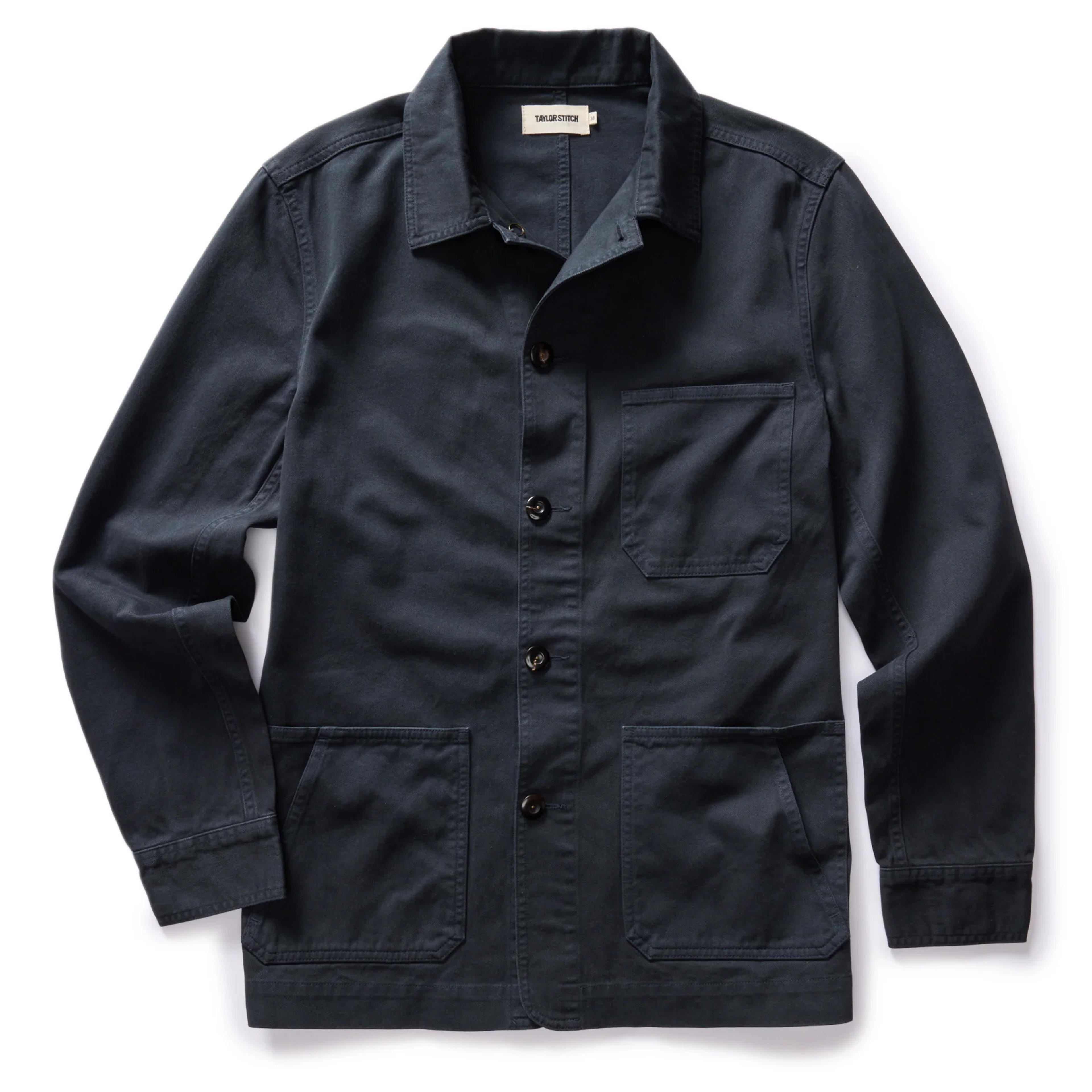 The Ojai Chore Coat in Organic Navy Foundation Twill | The Ojai Jacket | Taylor Stitch