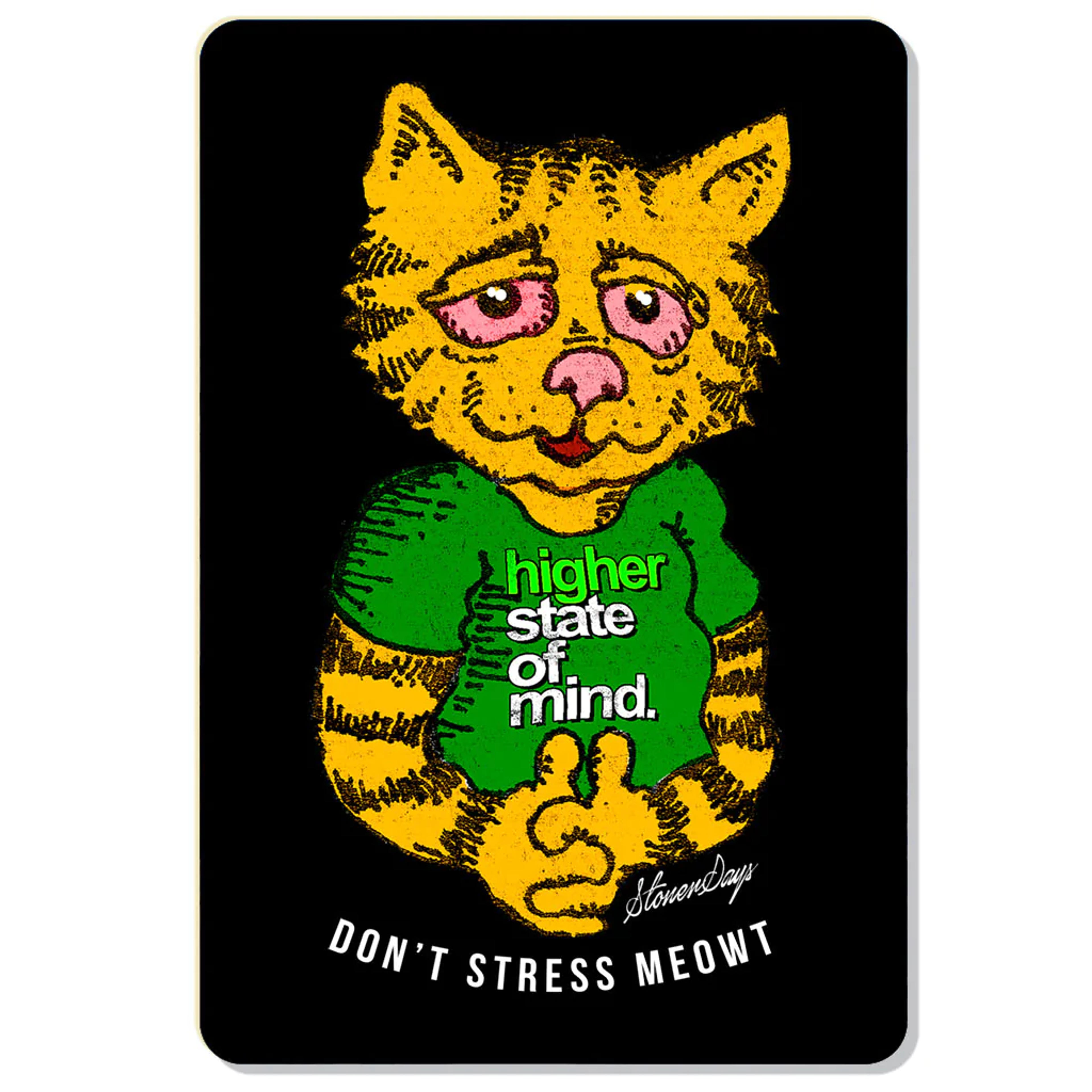 Don't Stress Meowt Dab Mat