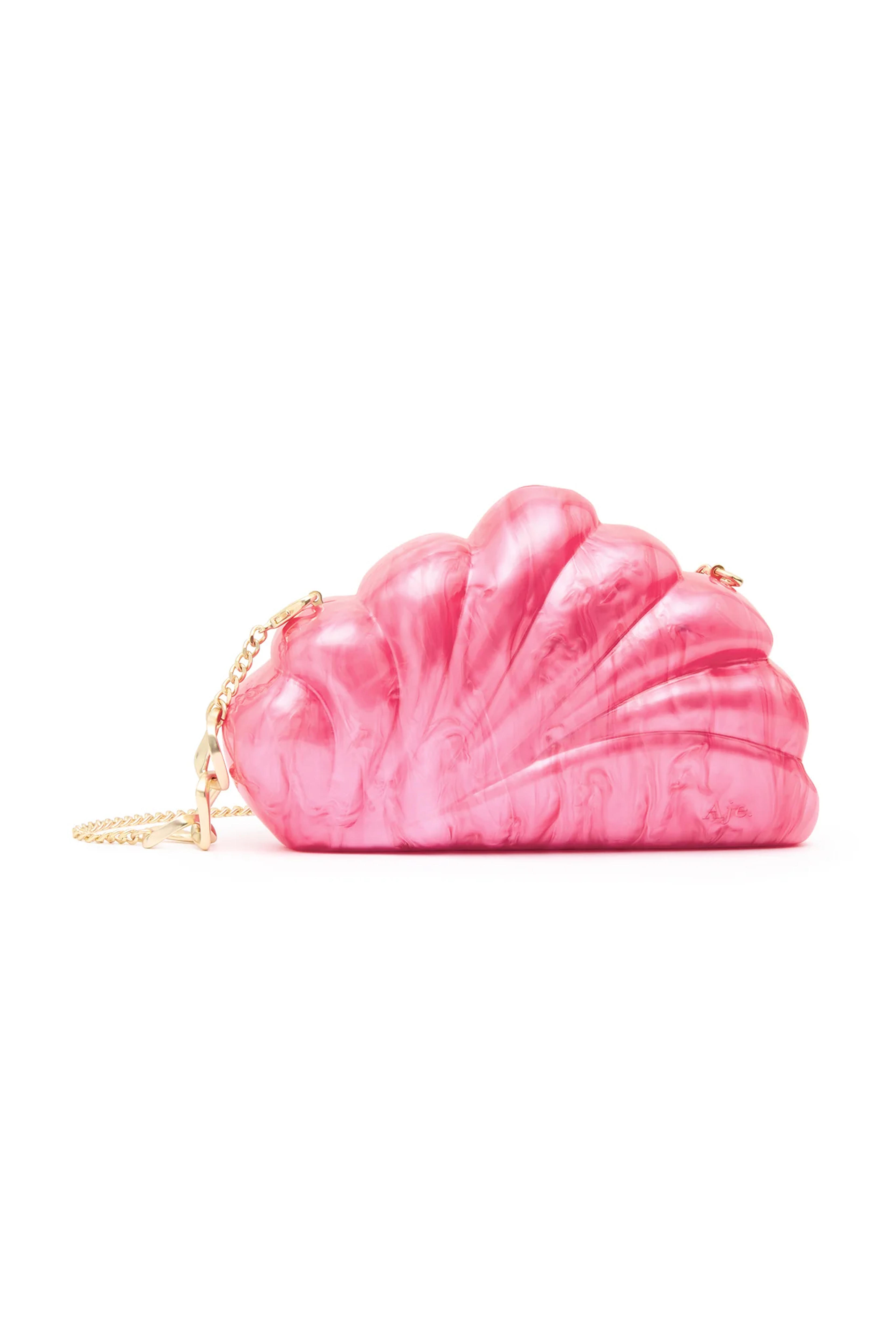 Dreamer Clamshell Clutch | Brilliant Pink | Aje – Aje World