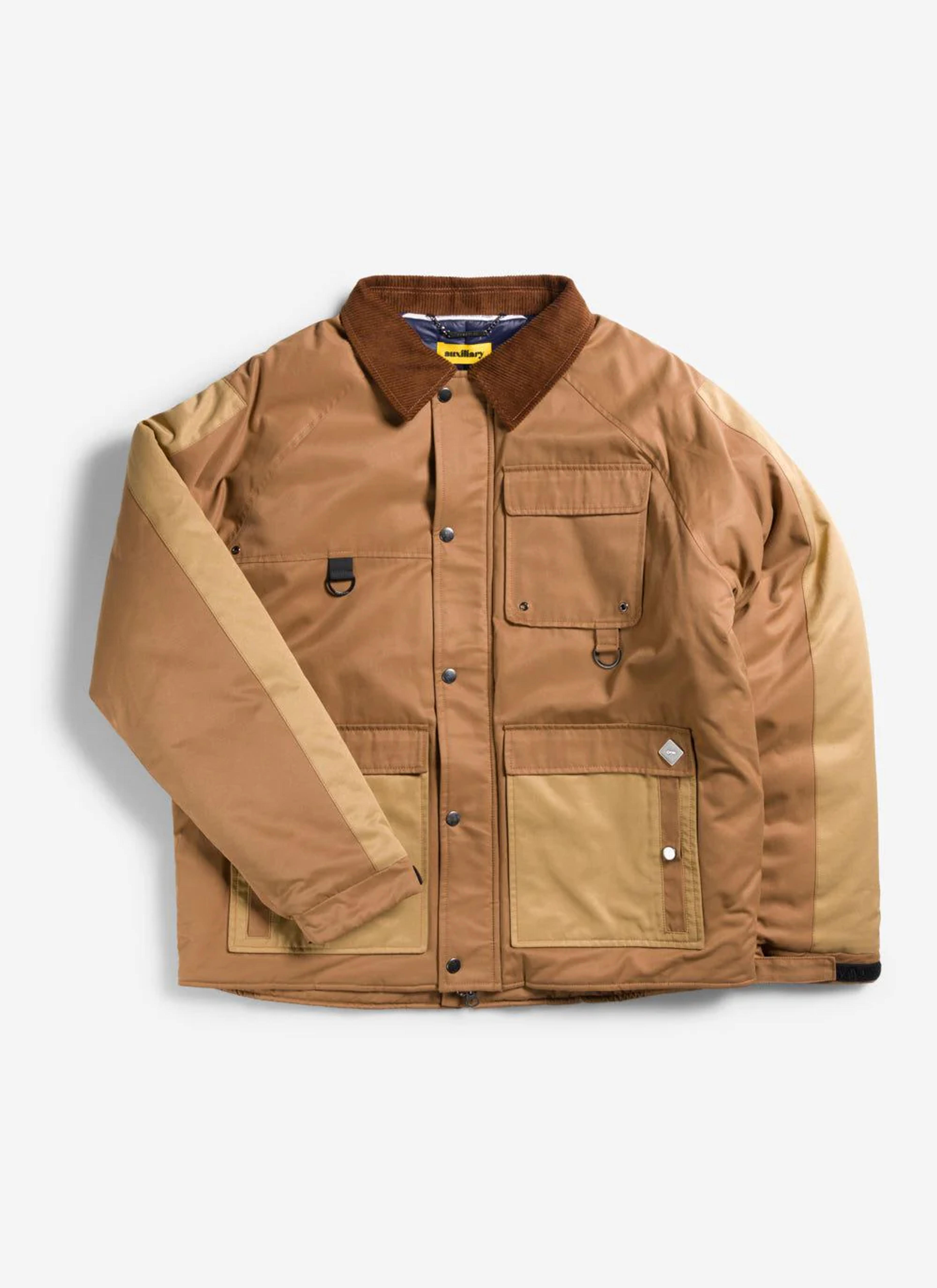 Stakeout Auxiliary Jacket | Cotton | Tan | Percival Menswear