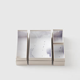 Marie Kondo 8-Piece Clarity Hikidashi Medium Organizer Boxes