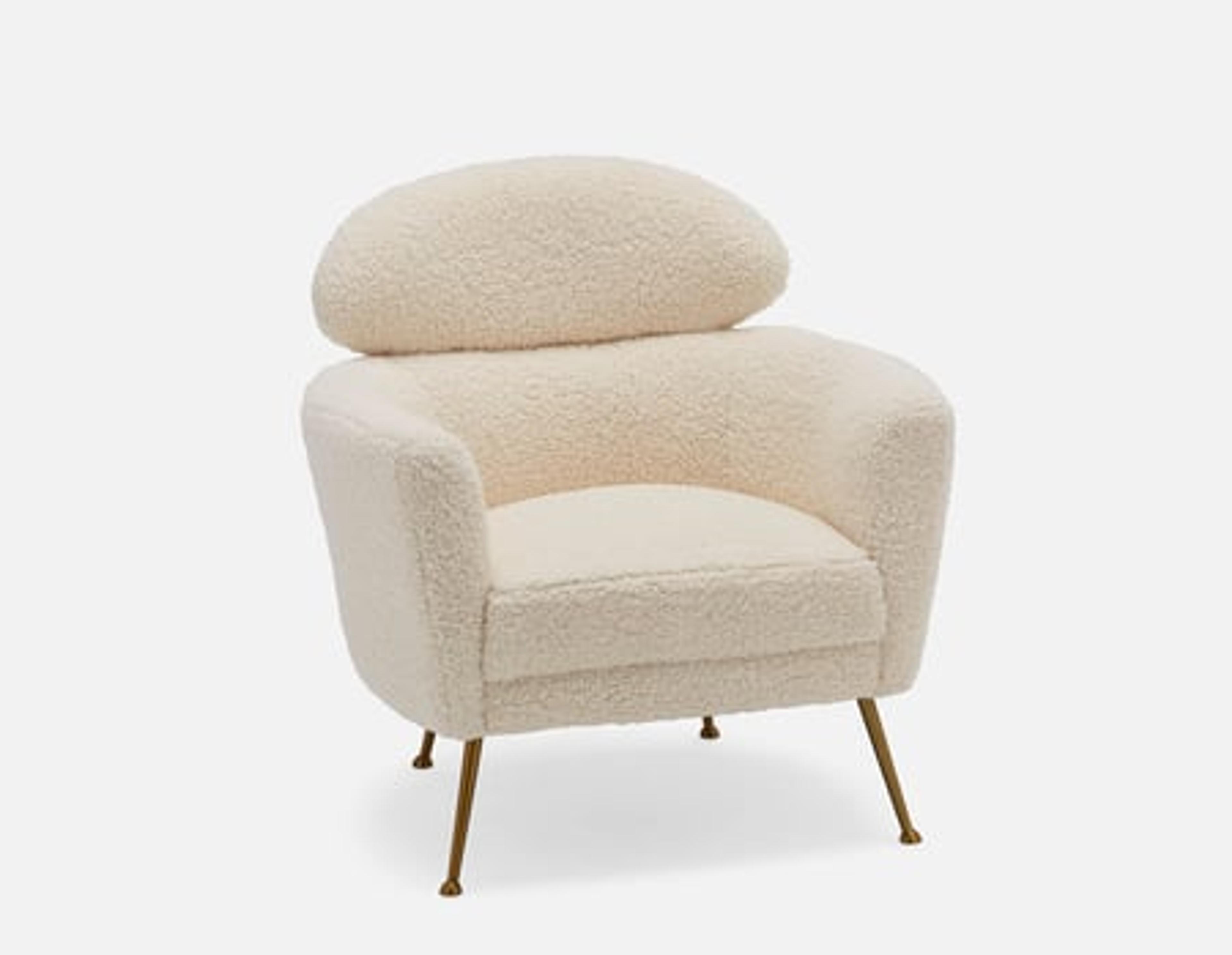 SHEPARD Faux shearling armchair