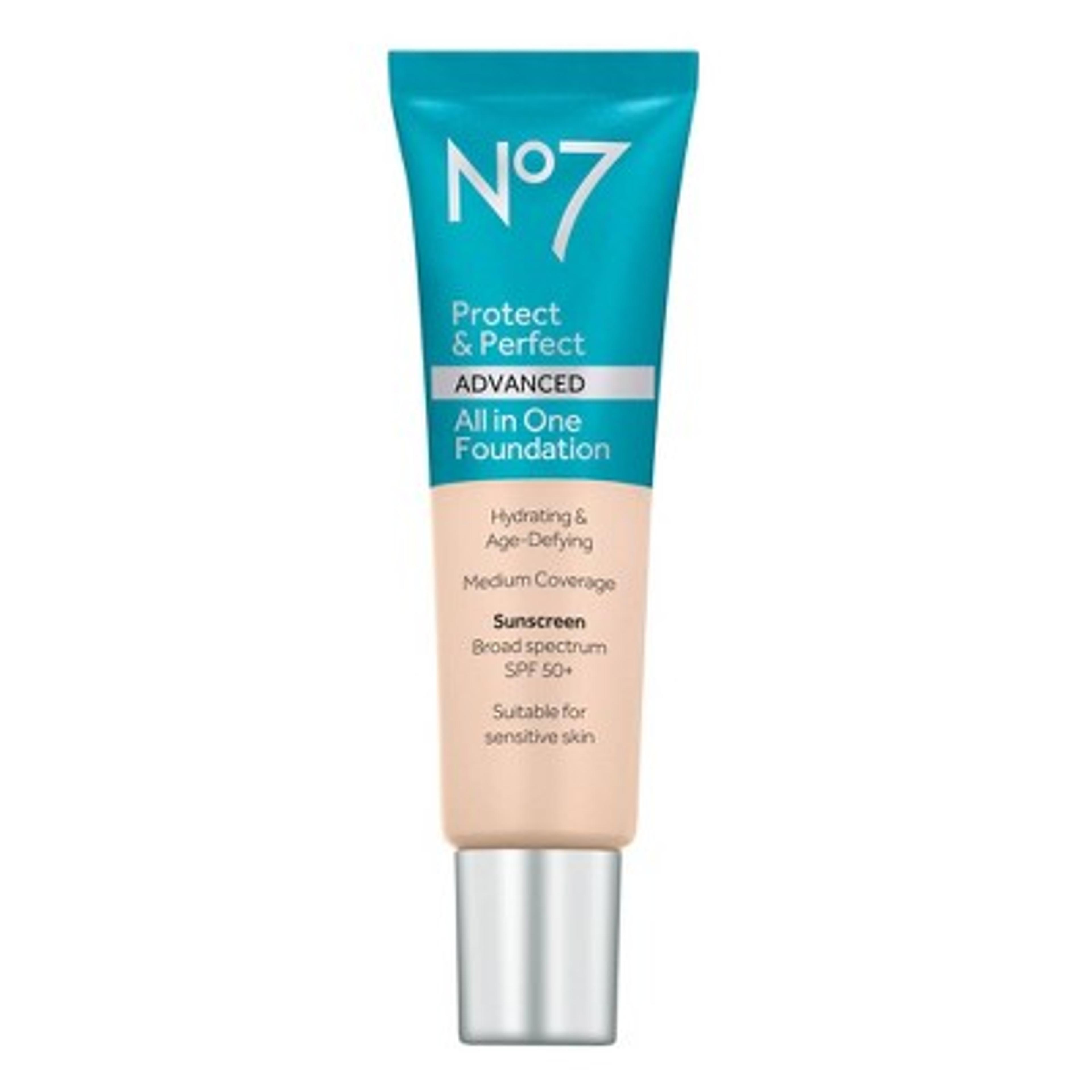 No7 Protect & Perfect Advanced All In One Foundation Spf 50 - 02 Calico - 1 Fl Oz : Target