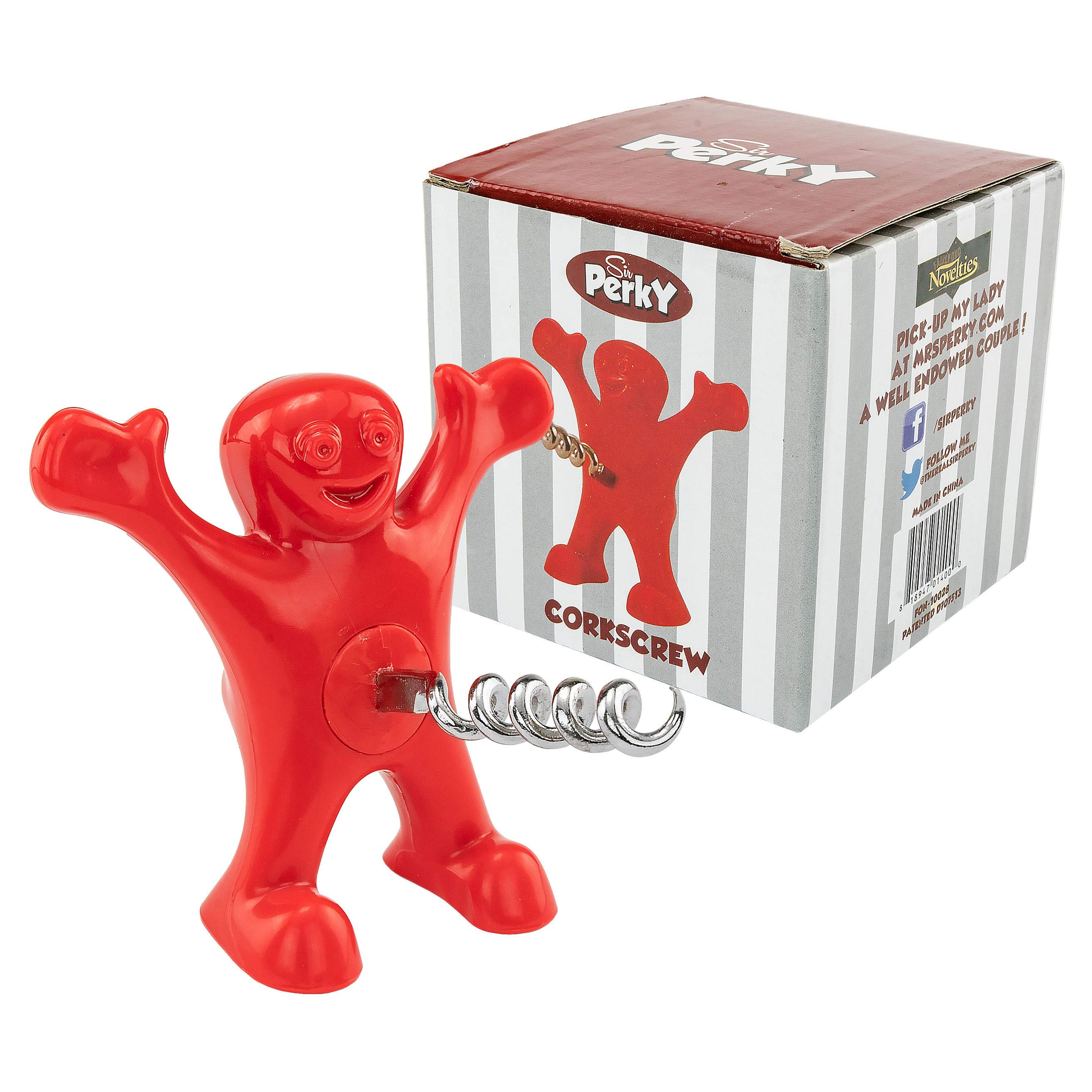 Sir Perky Novelty Corkscrew