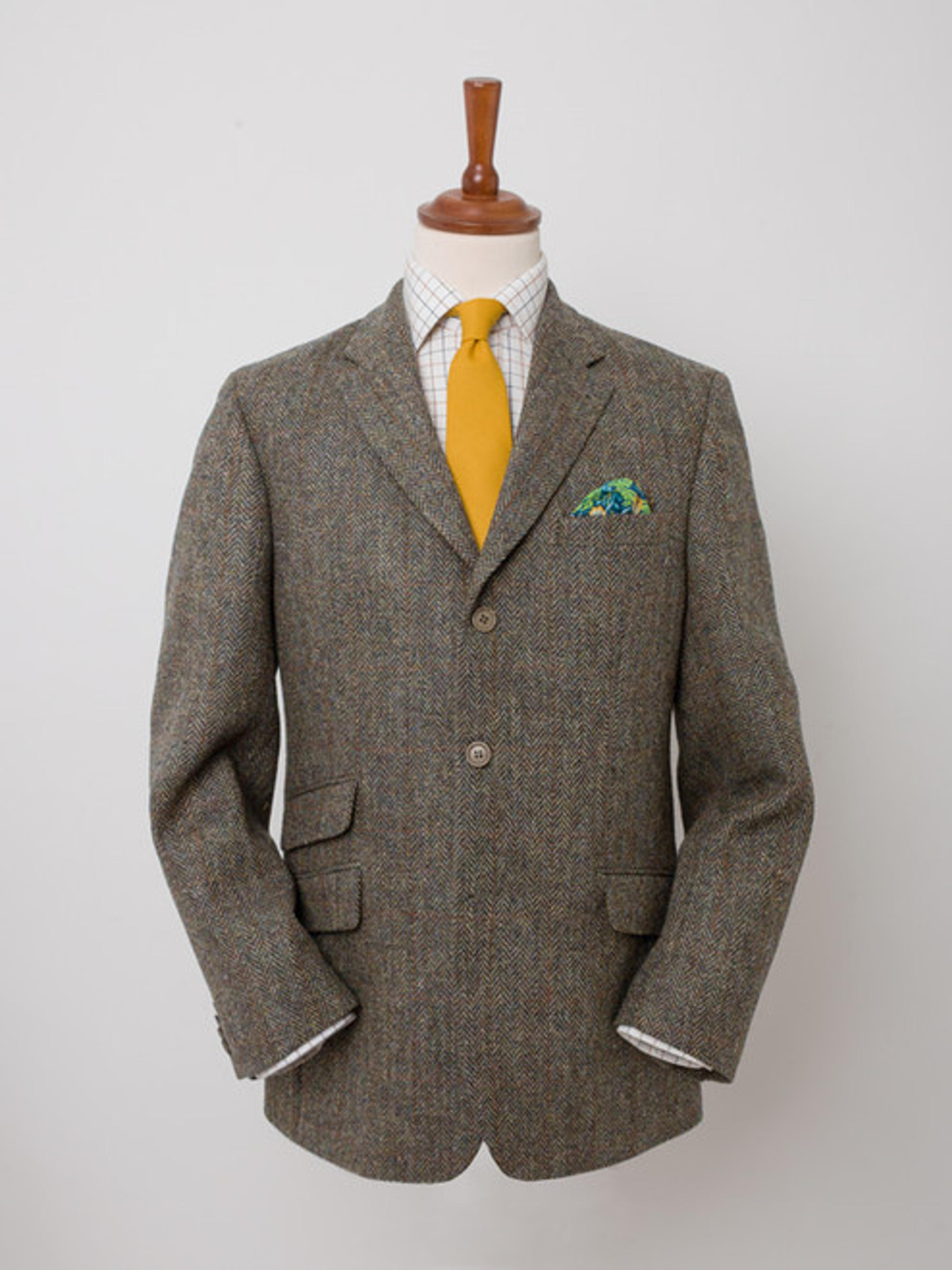 Bracken Brown Harris Tweed Suit Jacket | Peter Christian