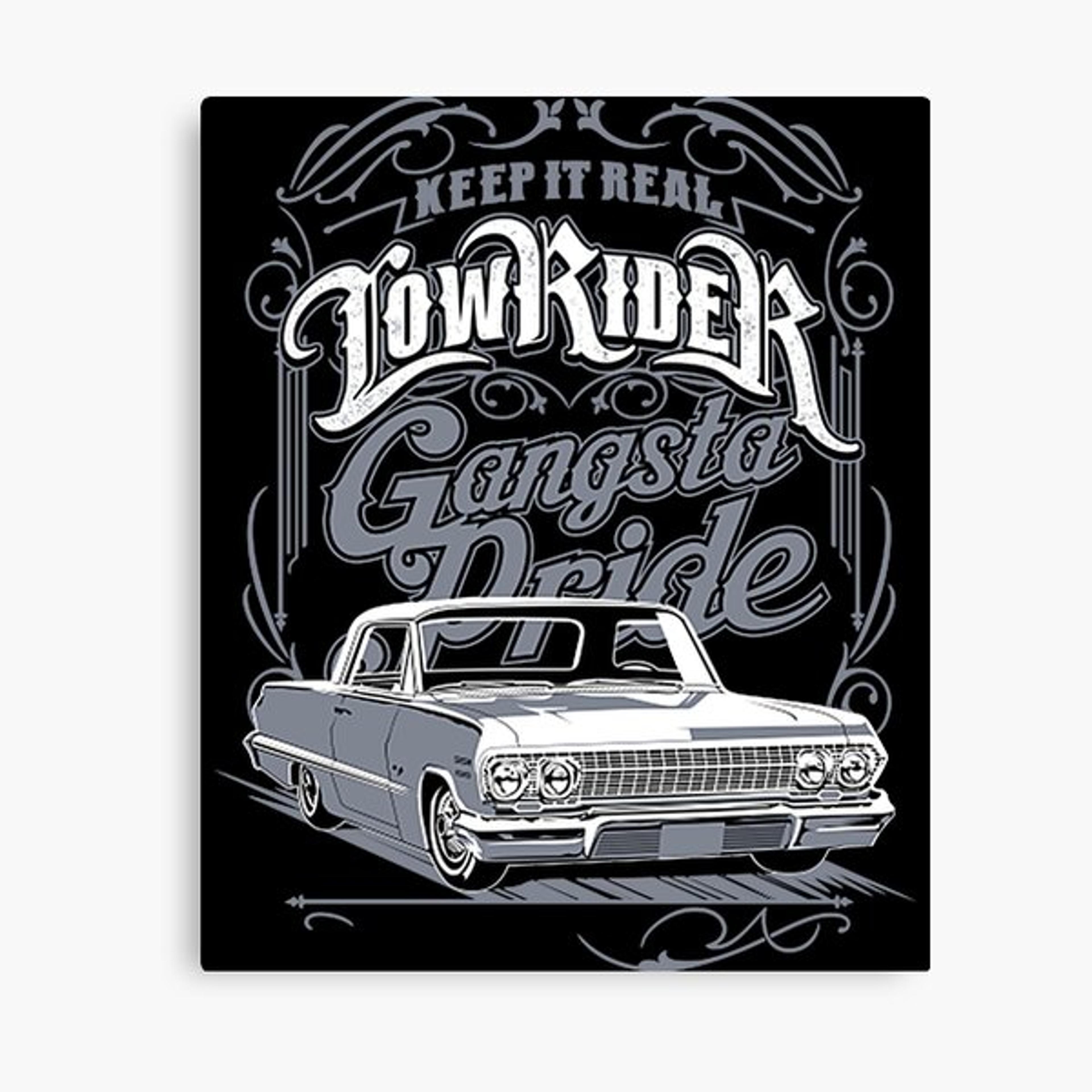 "LowRider " Canvas Print for Sale by Catermie15 | Redbubble