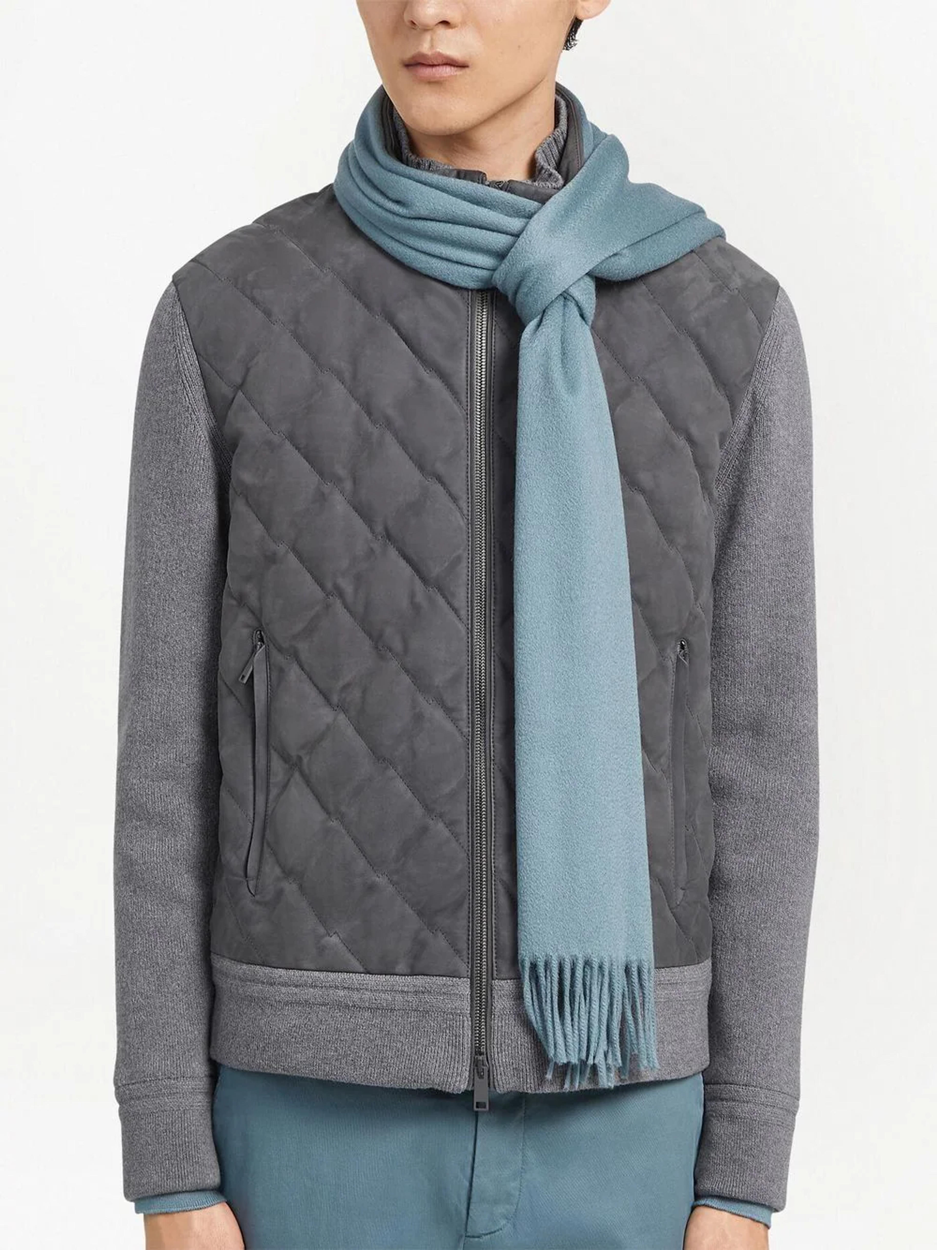 Zegna fine-knit Cashmere Scarf - Farfetch