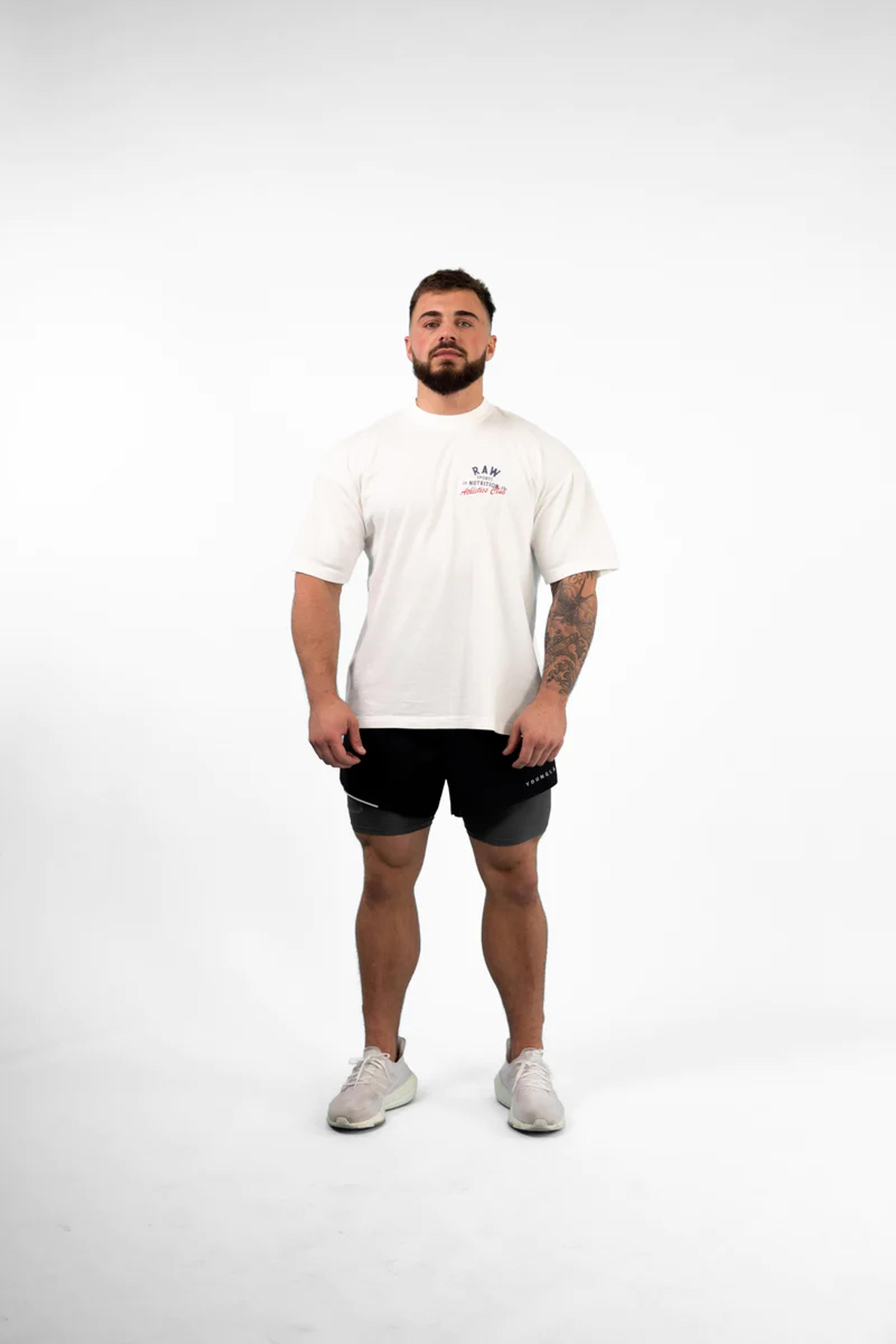 Club T-Shirt - Off White – Get Raw Nutrition