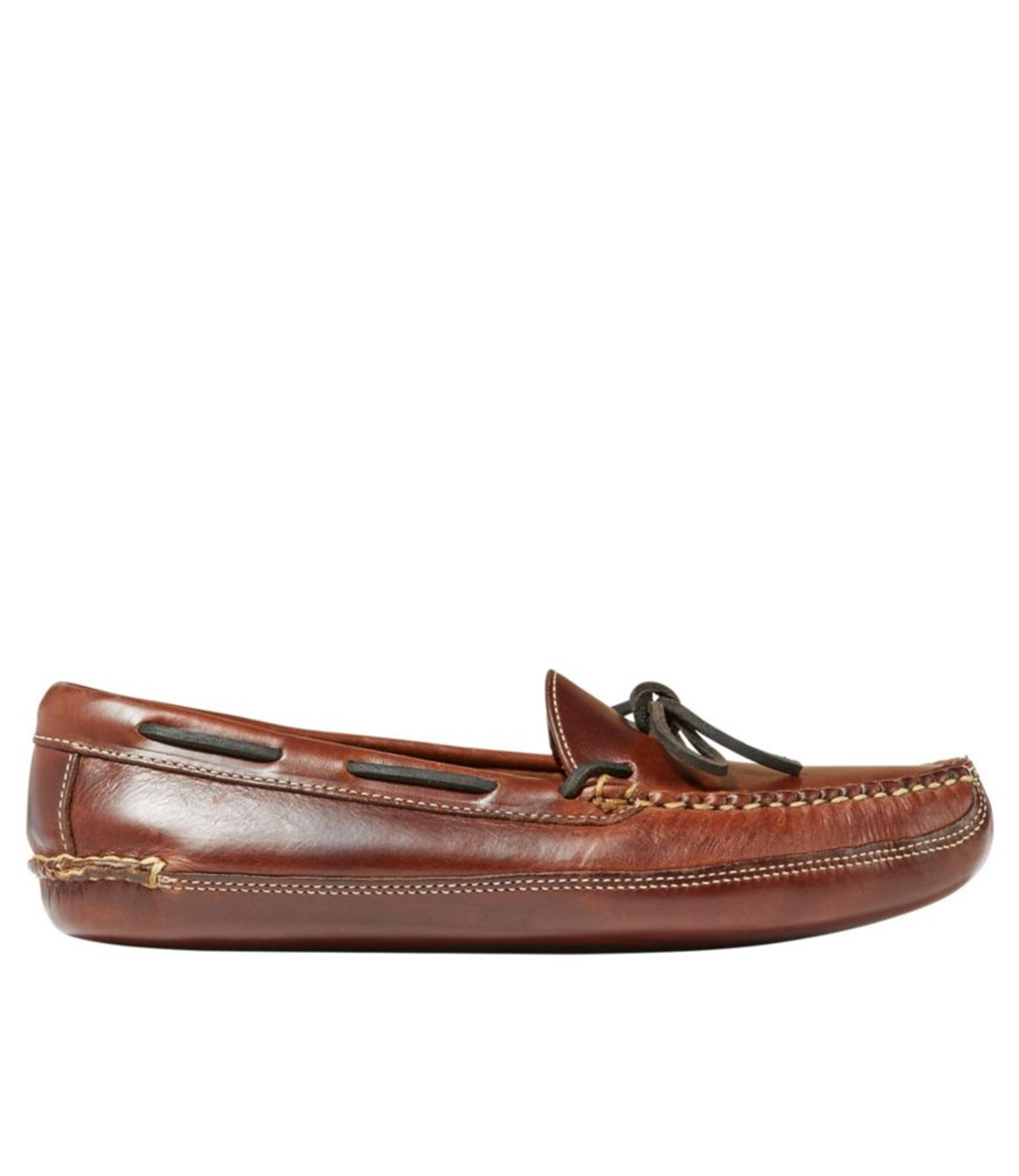 Men's Leather Double-Sole Slippers, Leather-Lined | Slippers at L.L.Bean