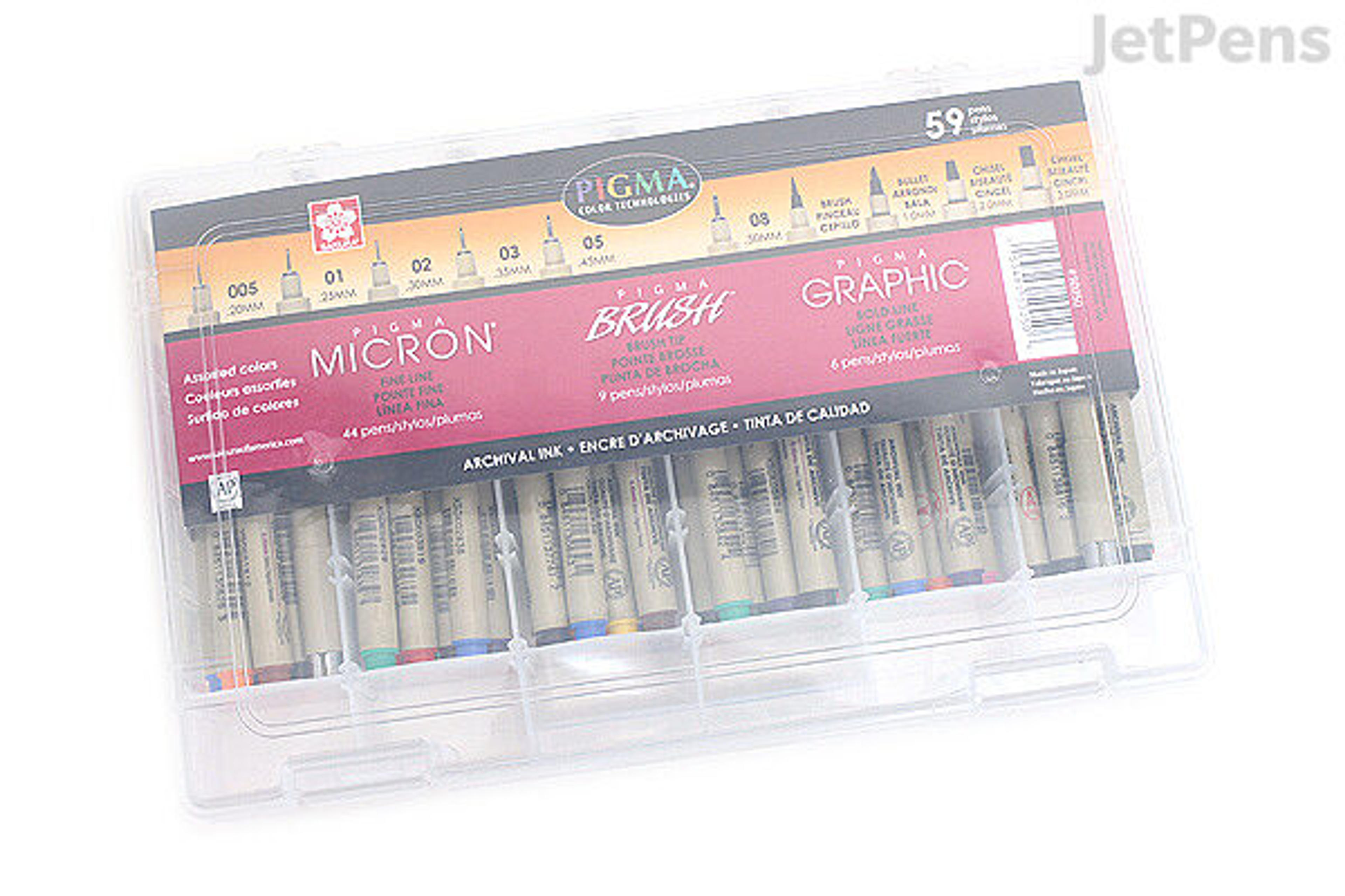 Sakura Pigma Ink Gift Set - 59 Pen Set | JetPens