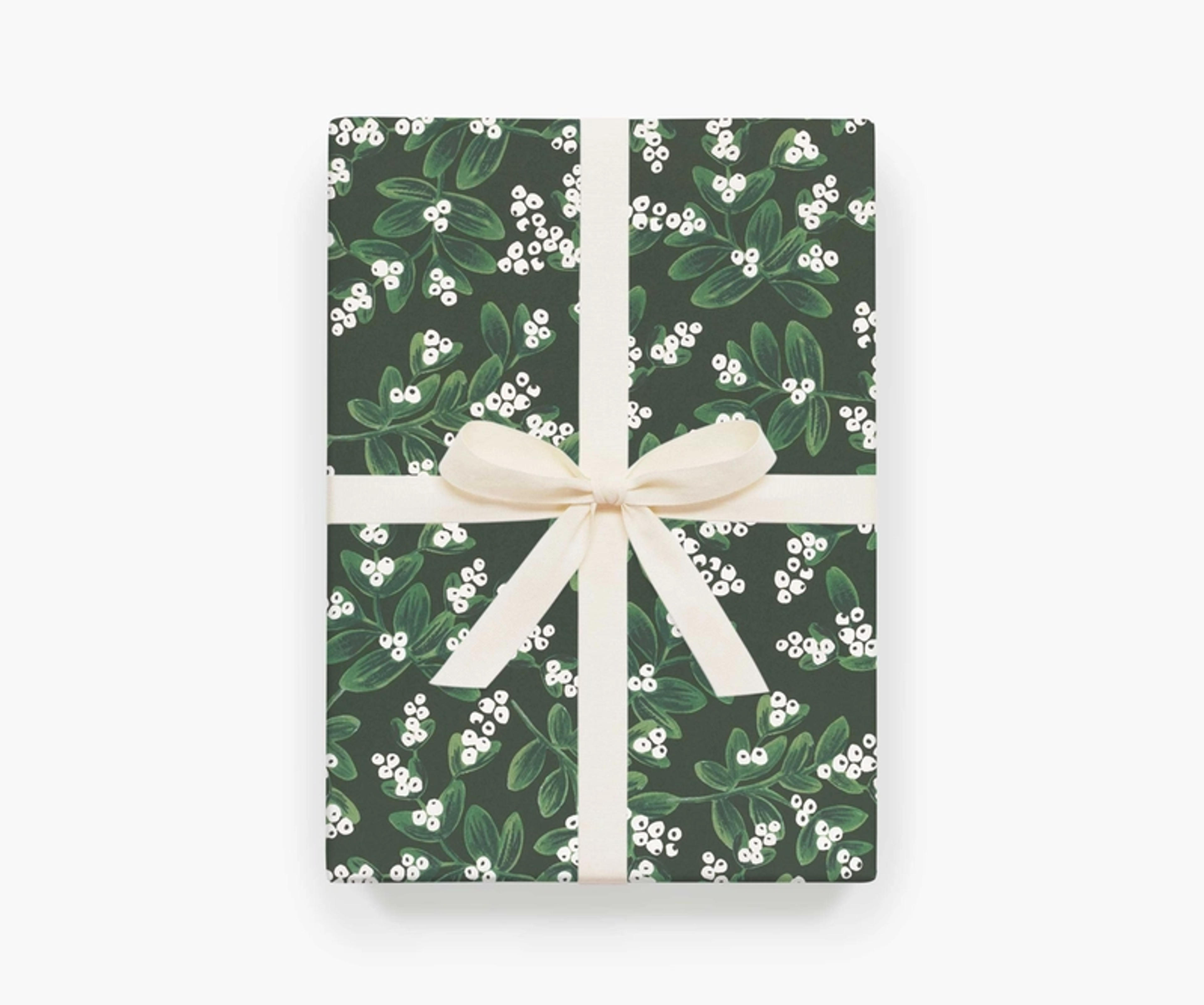 Evergreen Mistletoe Wrapping Sheets