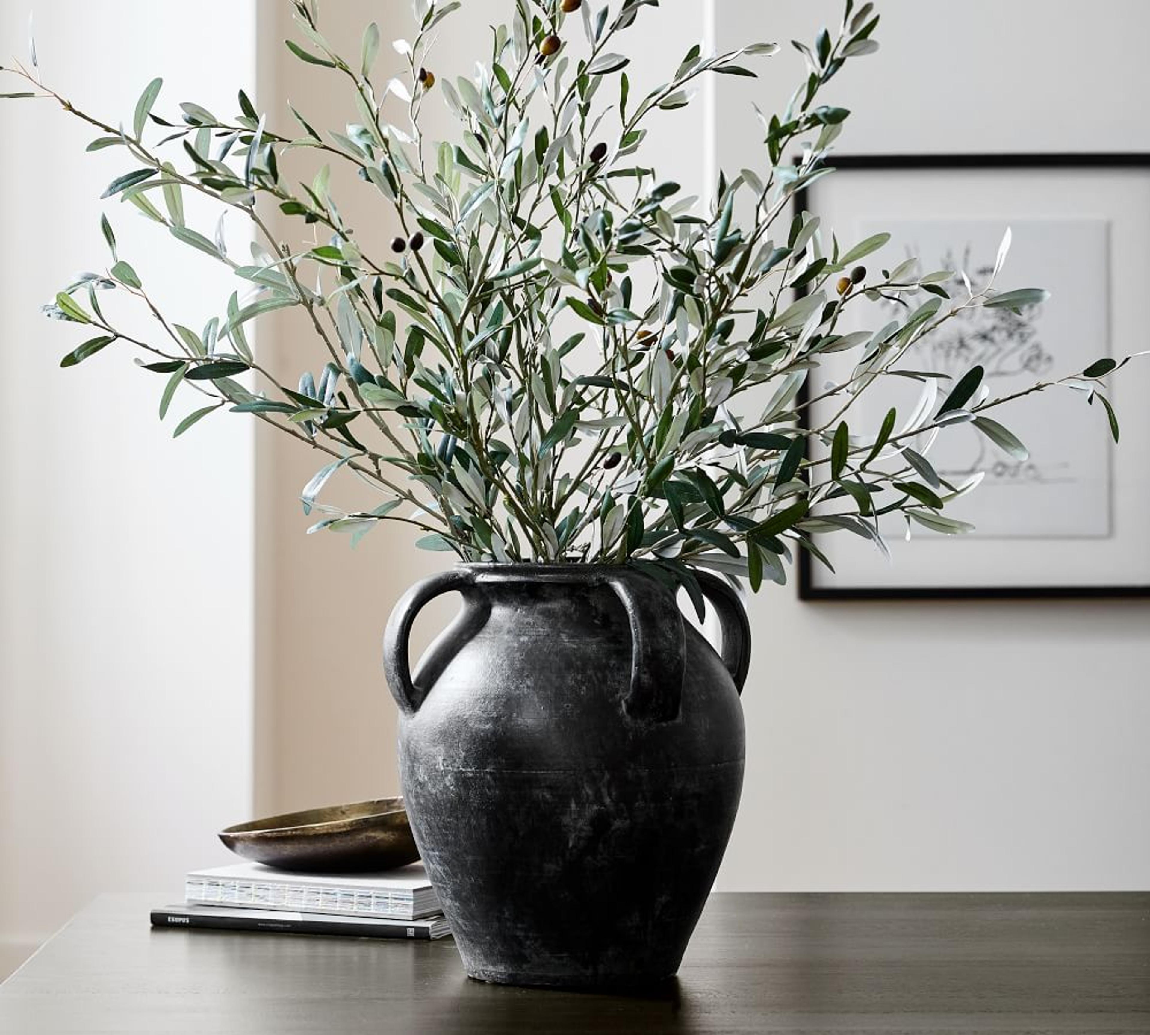 Faux Olive Branch | Artificial Flowers | Pottery Barn