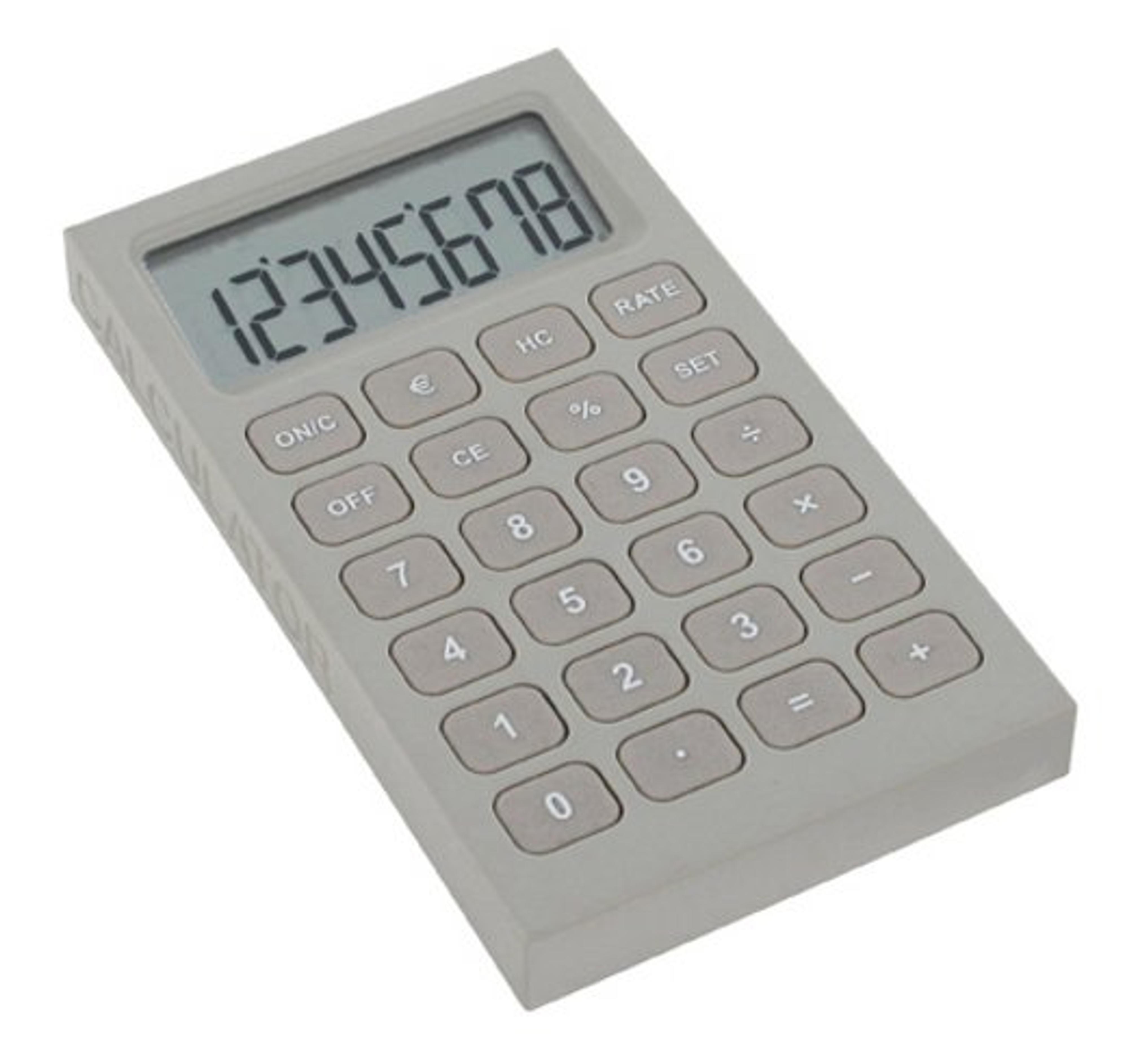 Lexon Buro Desk Accessories, Gray Calculator