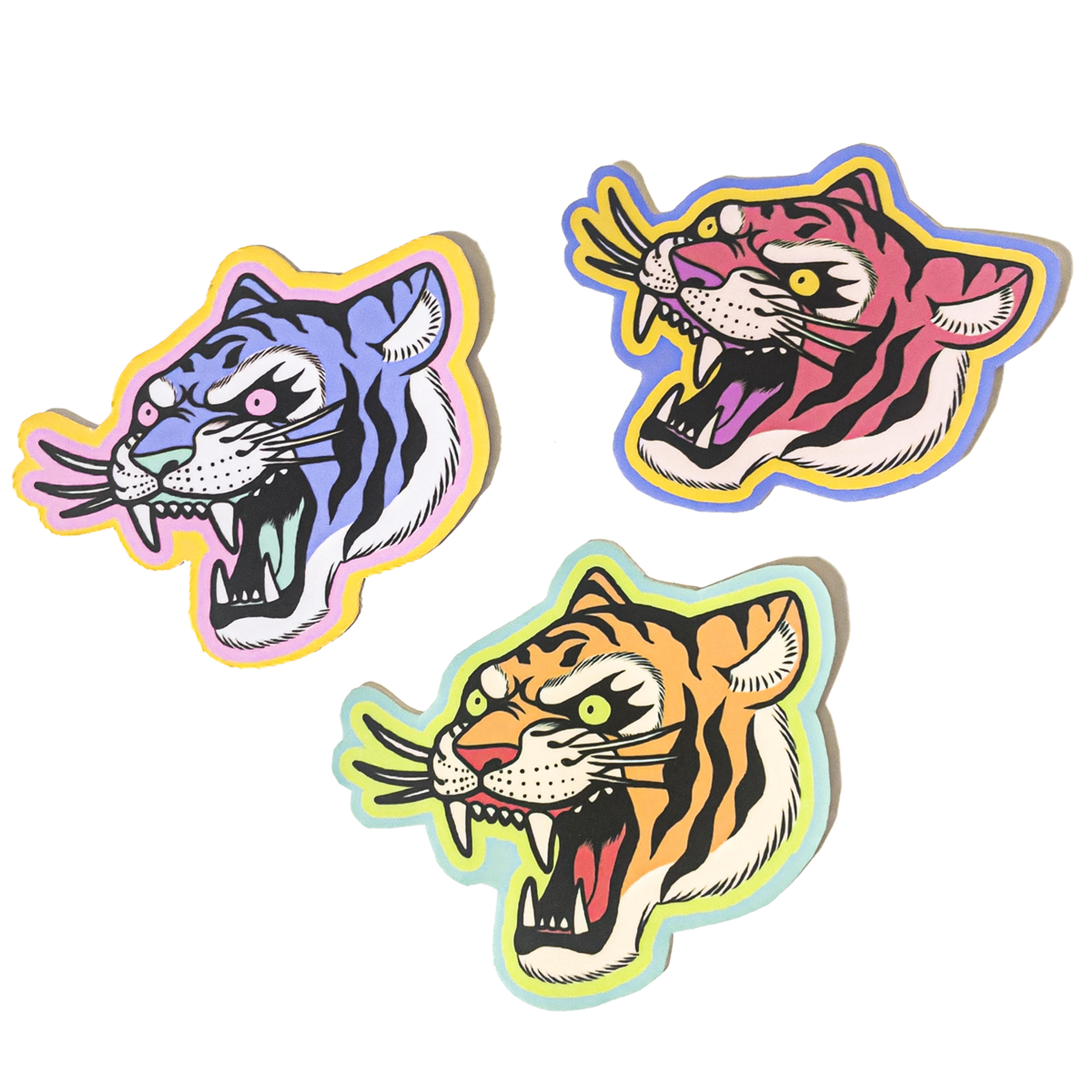 ELECTRO TIGERS - vinyl stickers