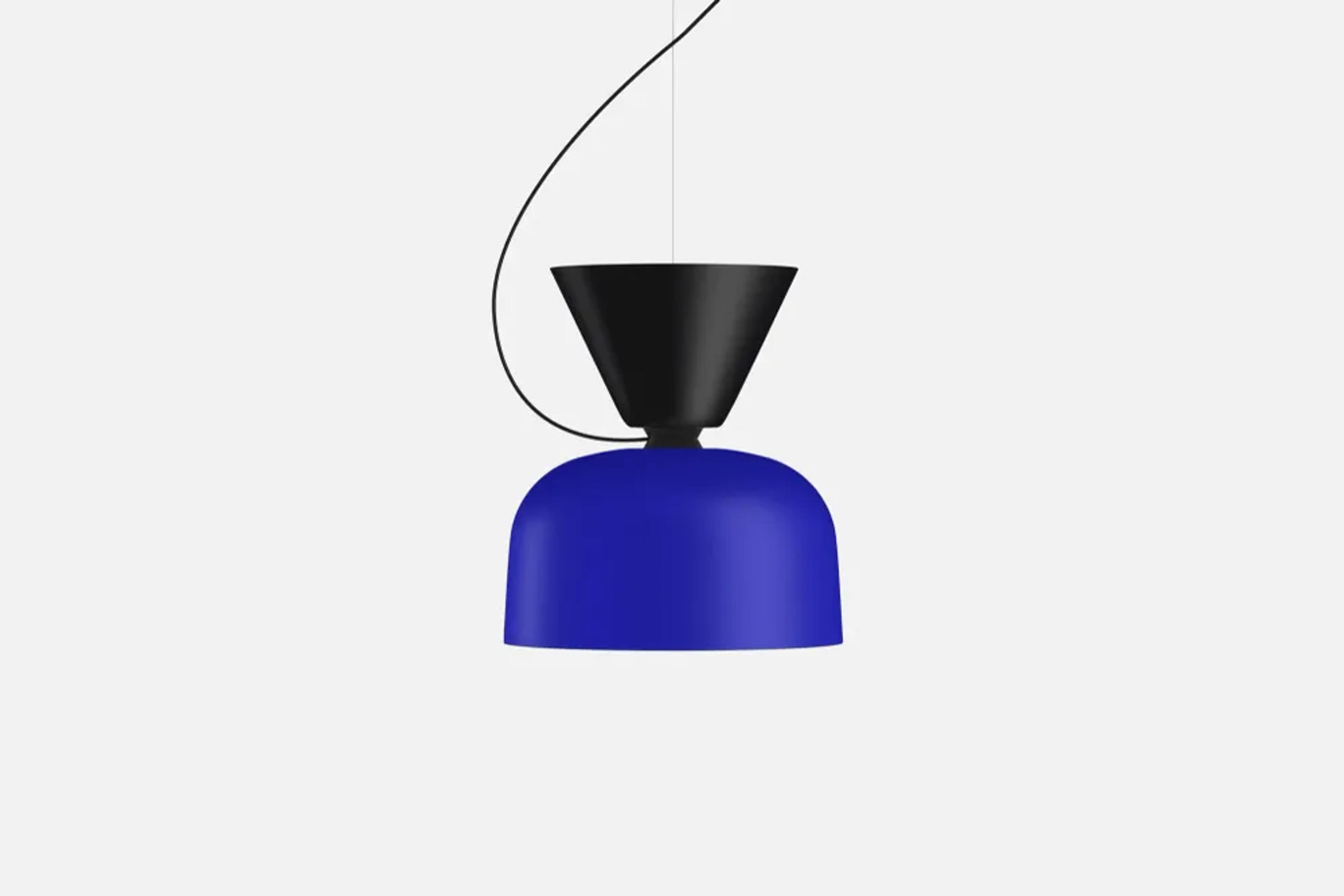 Alphabeta Pendant Light Uno - Black / Blue