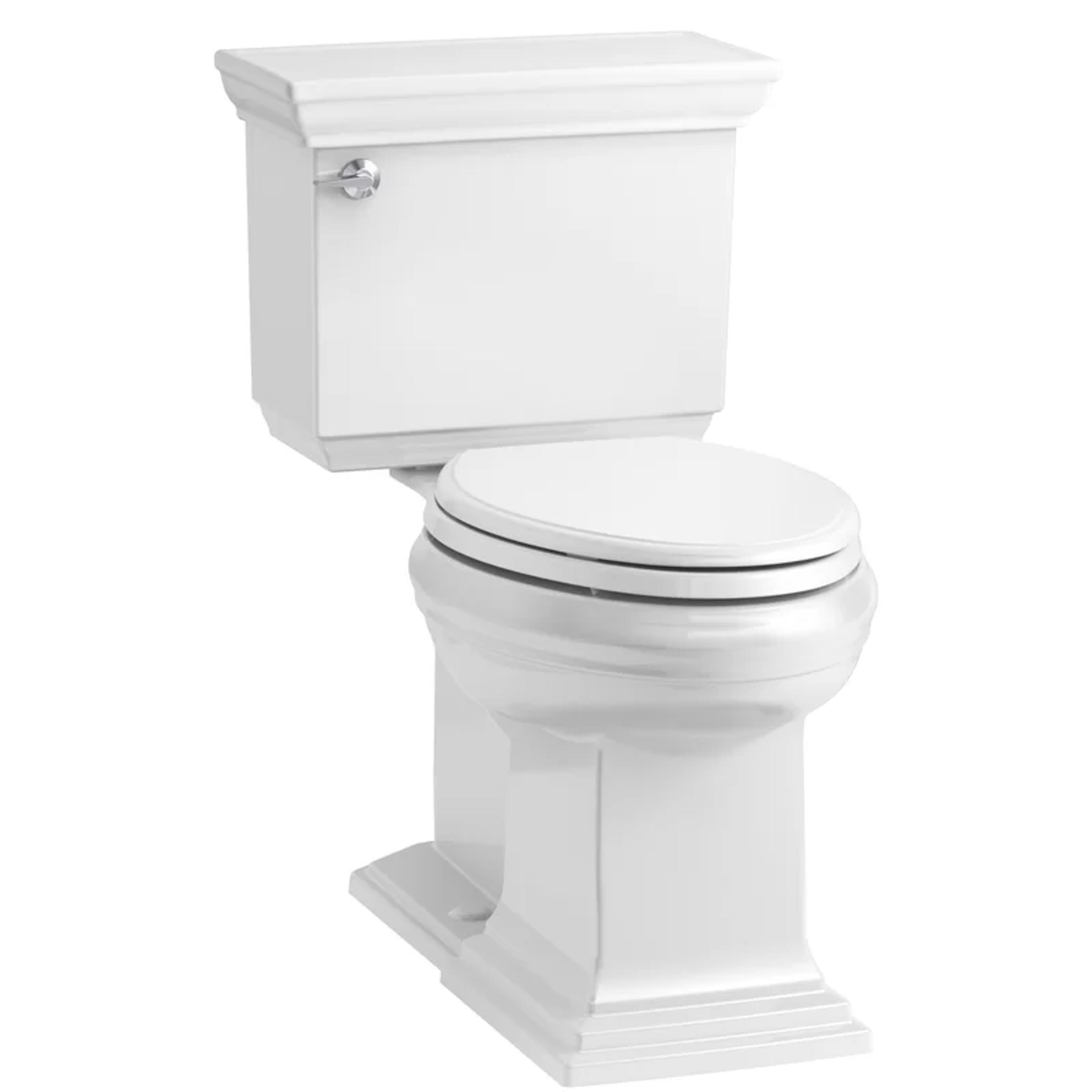 K-6669-0,96 Kohler Memoirs™ 1.28 GPF Water Efficient Elongated Two-Piece toilet (Seat Not Included) & Reviews | Wayfair