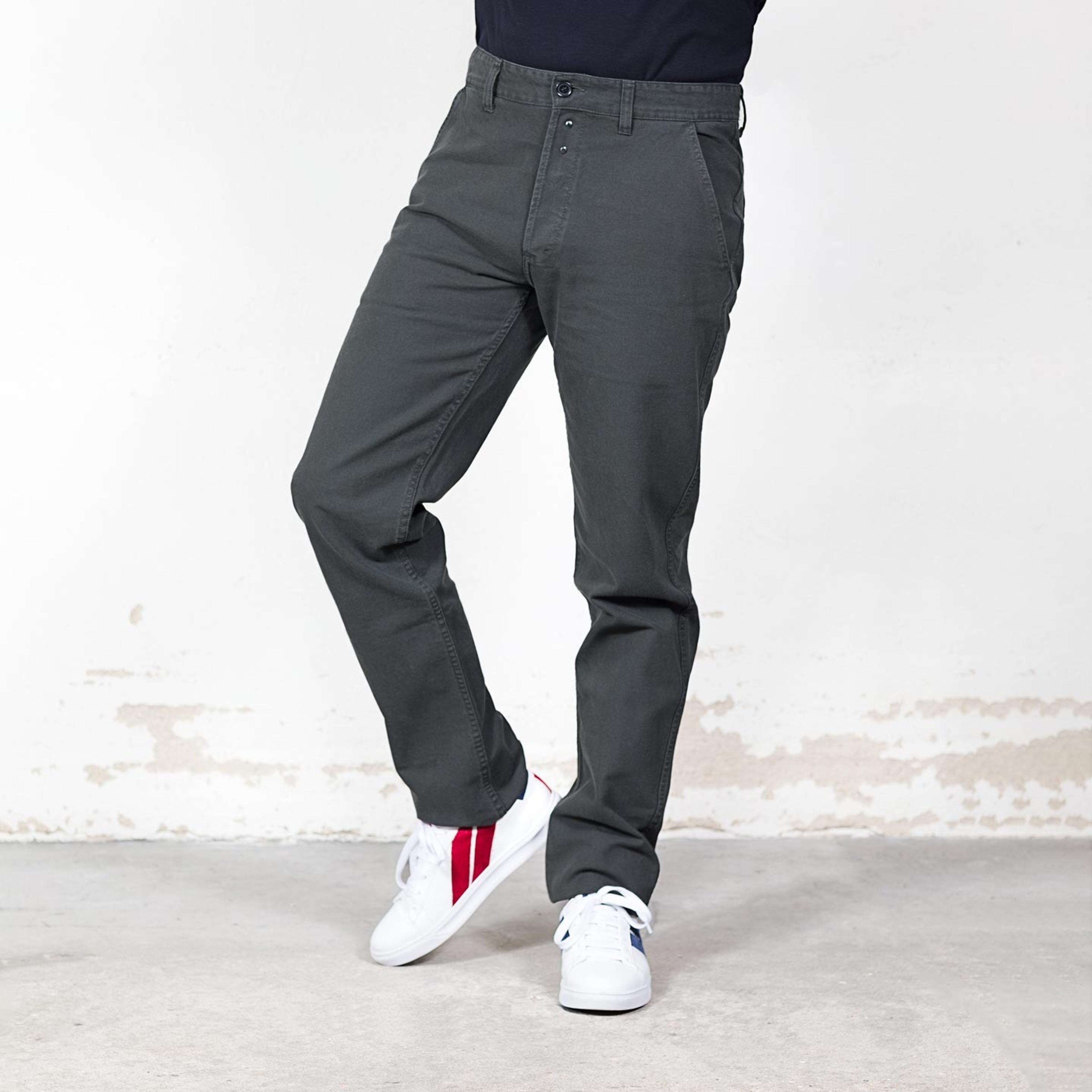 Organic cotton twill workwear trousers-VETRA made in France since 1927