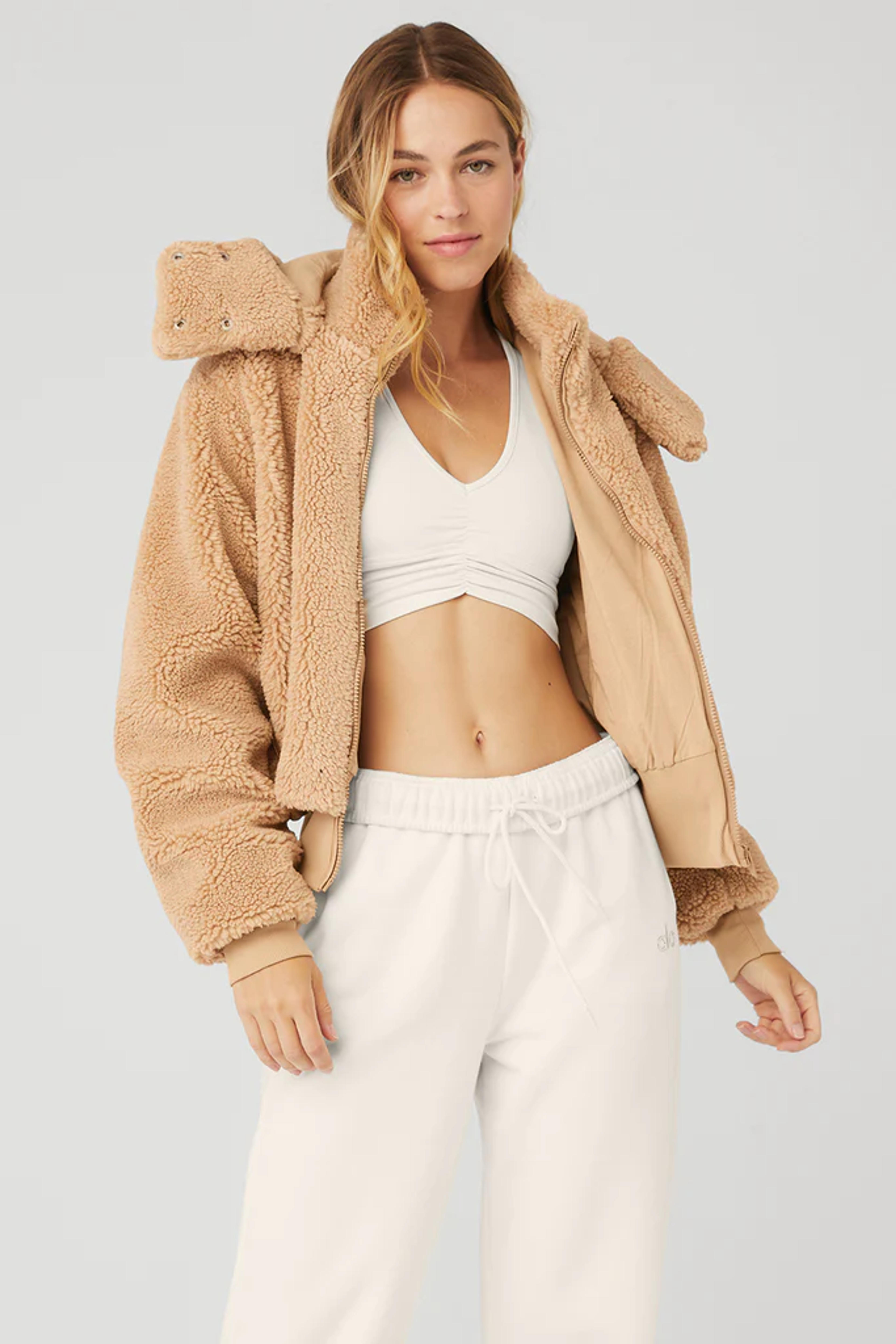 Foxy Sherpa Jacket - Camel