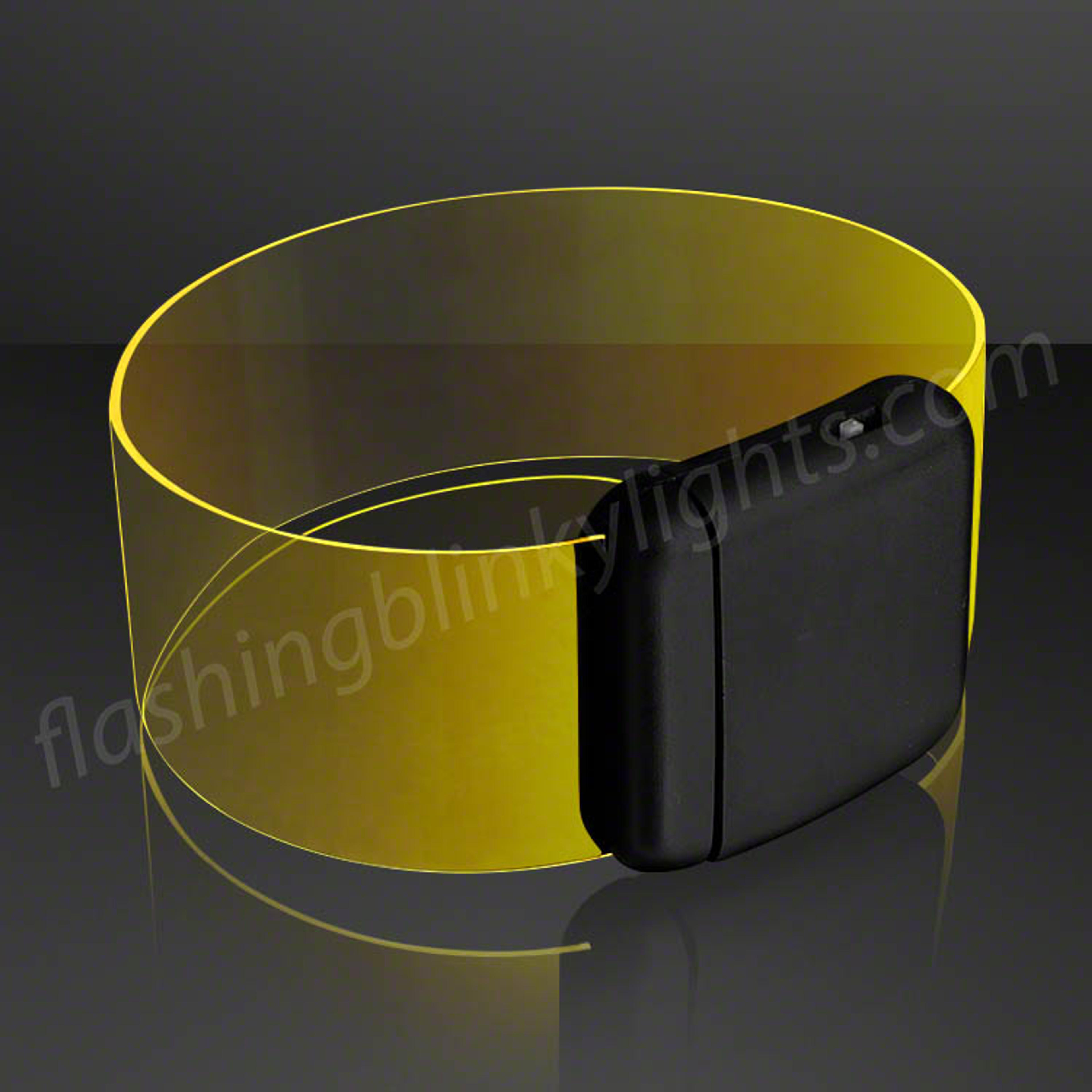 Cosmic Yellow LED Magnetic Clasp Bracelets