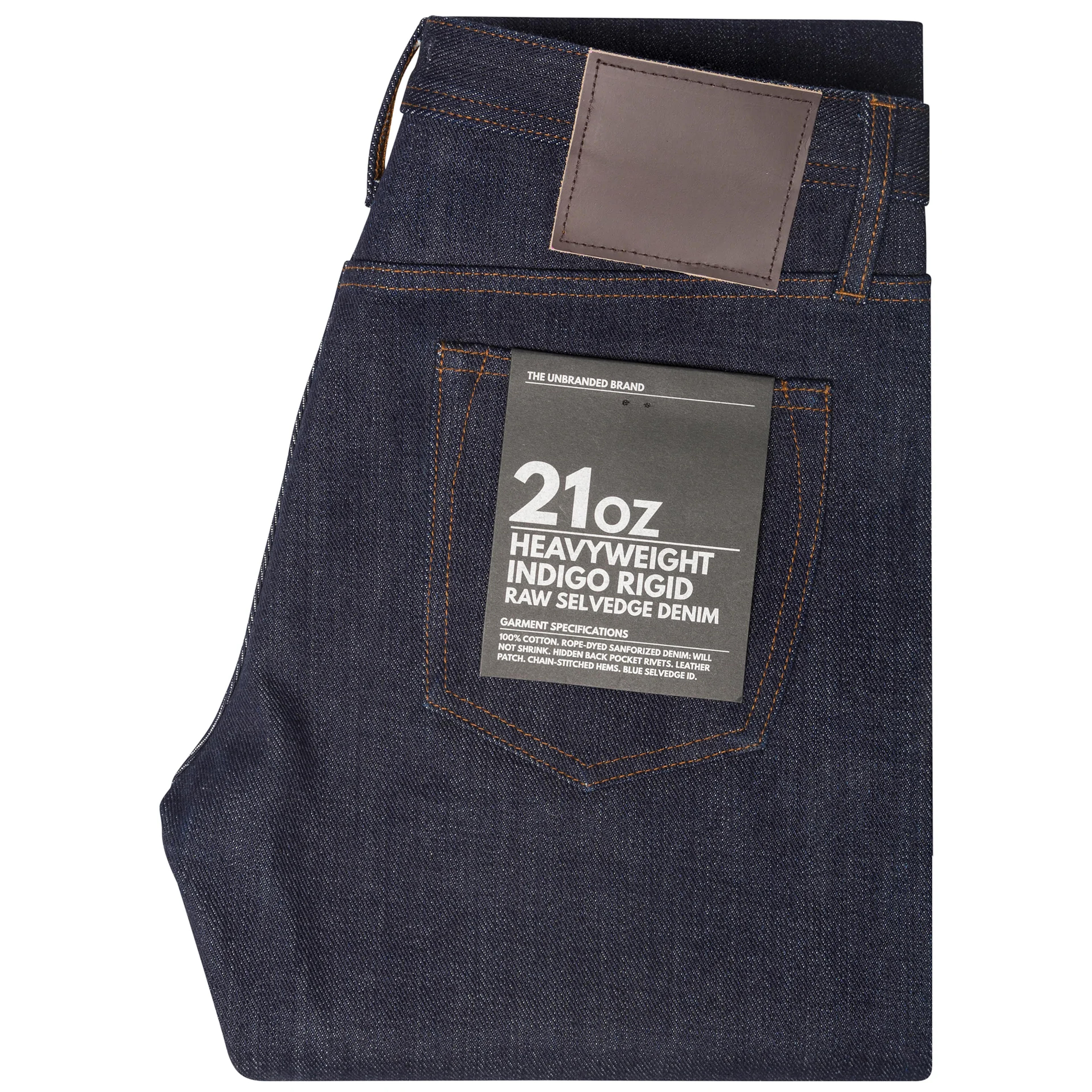 UB221 Tapered Fit 21oz Heavyweight Indigo Selvedge Denim - 28