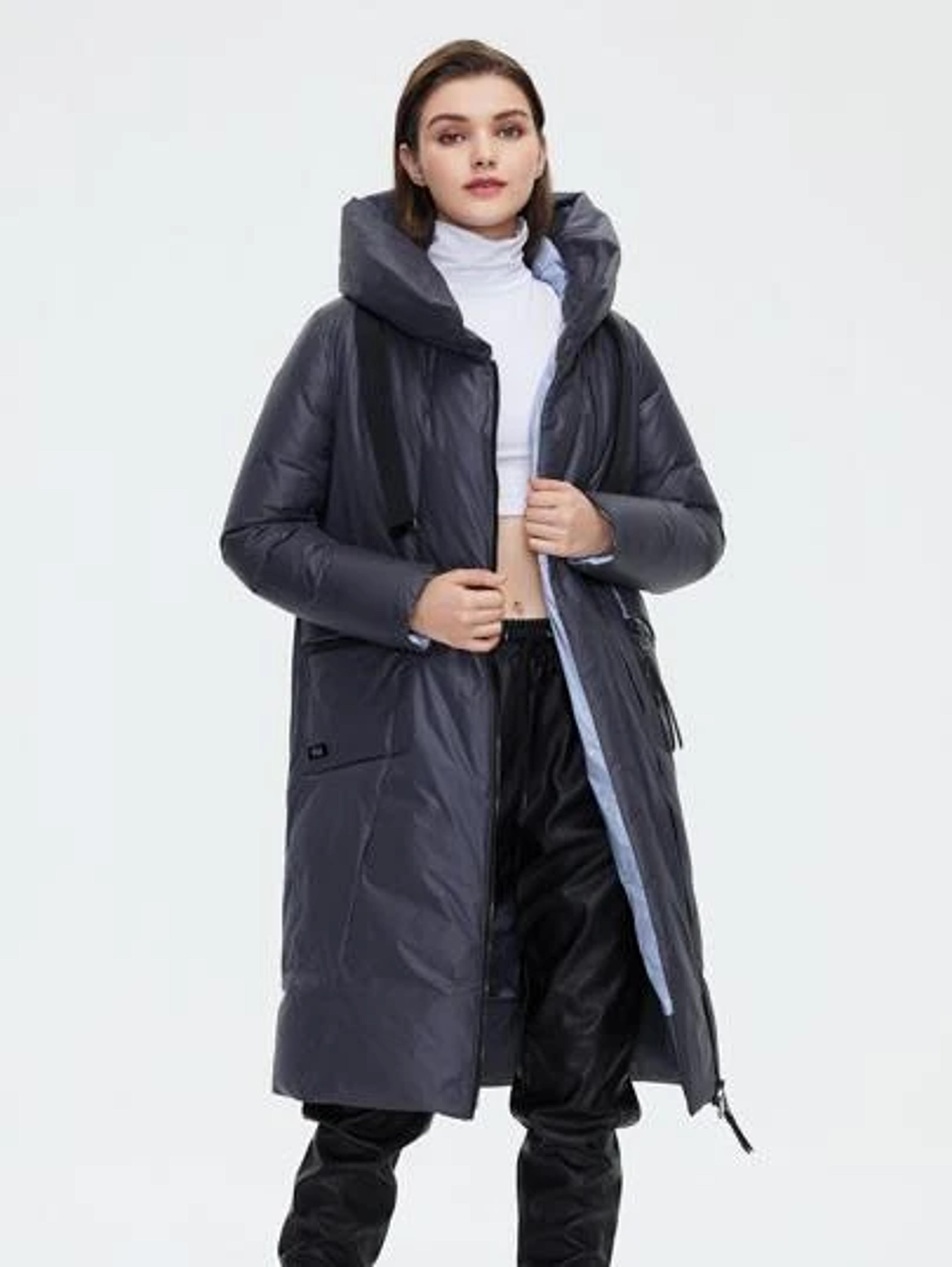 SHEIN X TheBoxMethod Slogan Graphic Colorblock Flap Pocket Zipper Hooded Puffer Coat | SHEIN USA