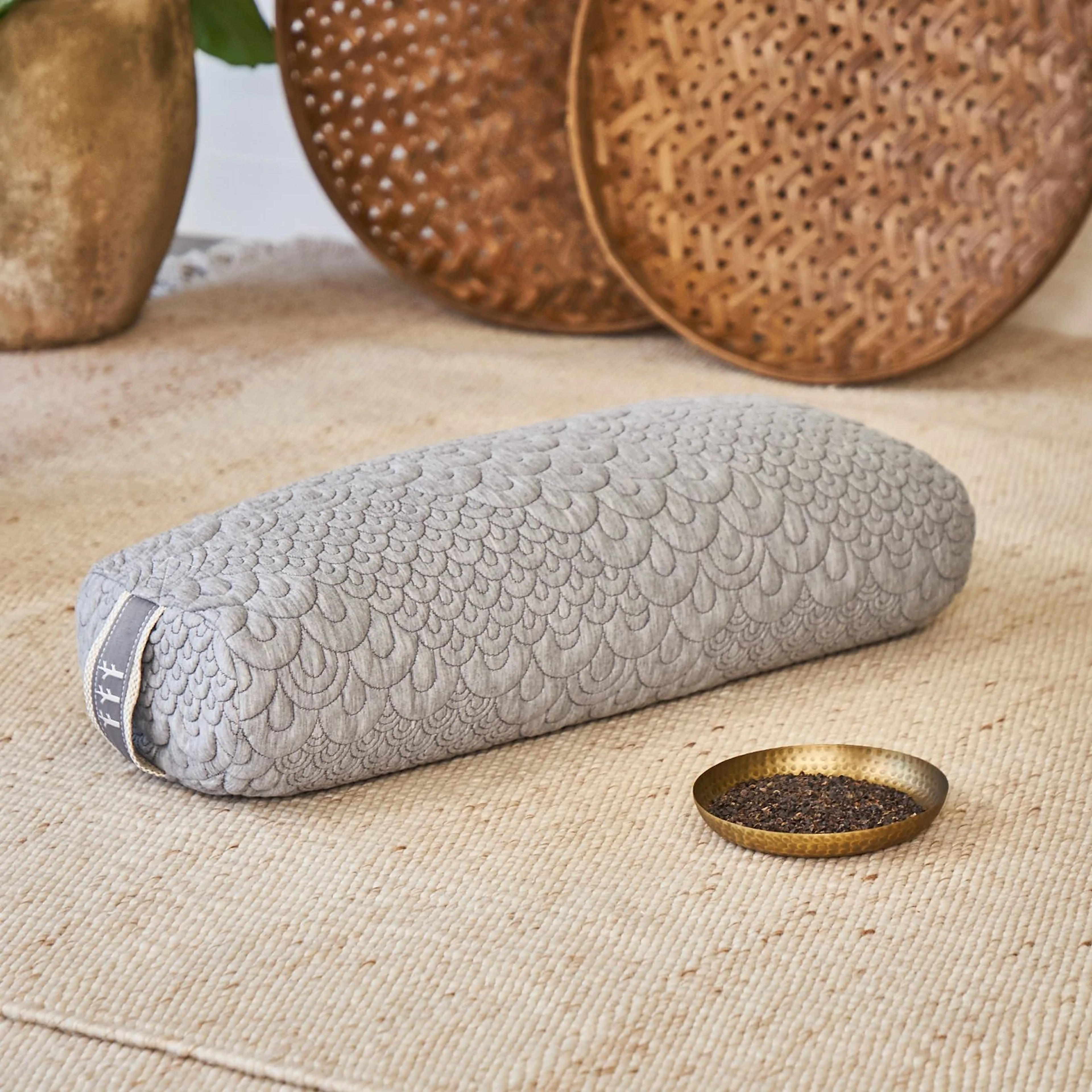 Buckwheat Yoga Bolster Cushion