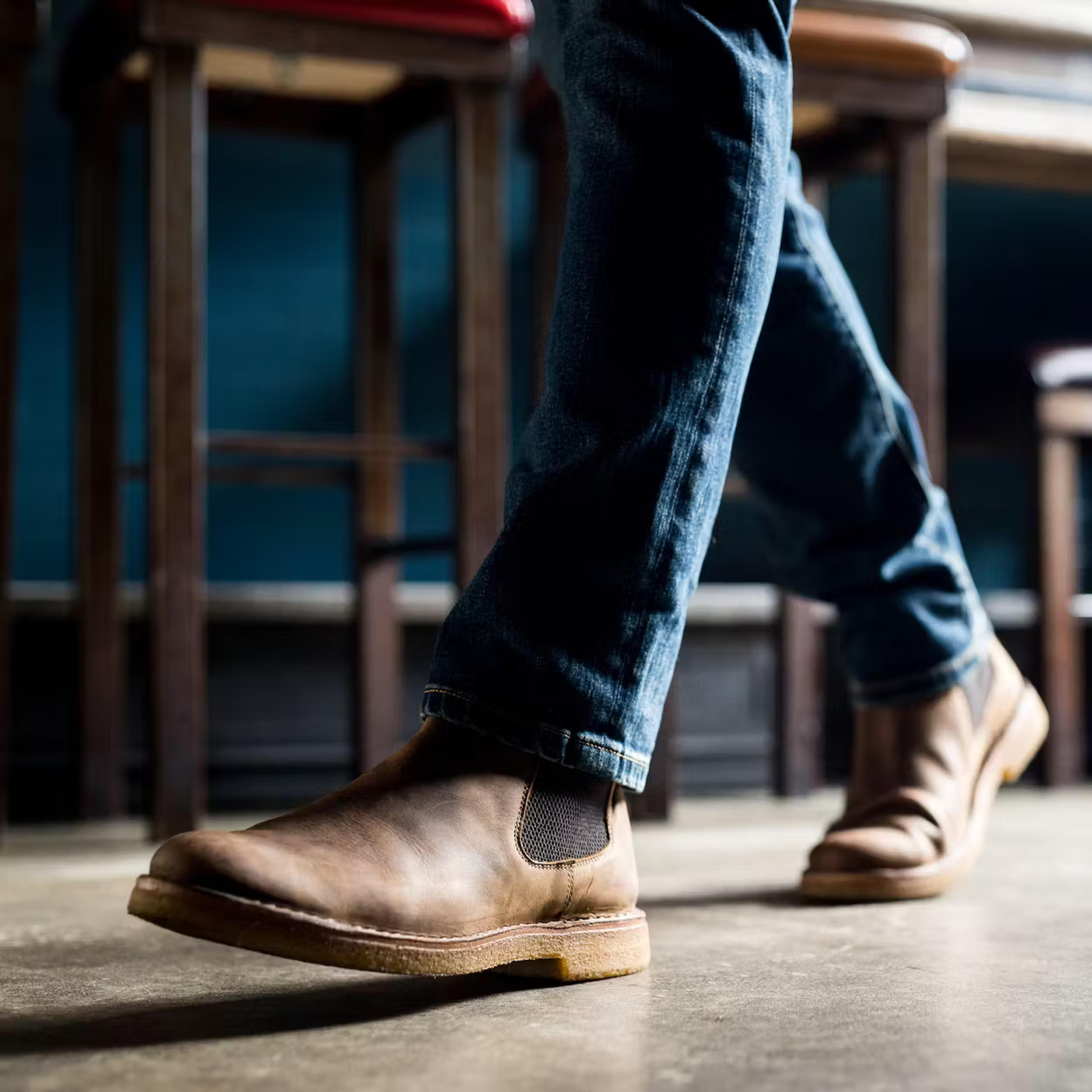 Astorflex Bitflex Chelsea Boot - Dark Chestnut Nubuck | Chelsea Boots | Huckberry