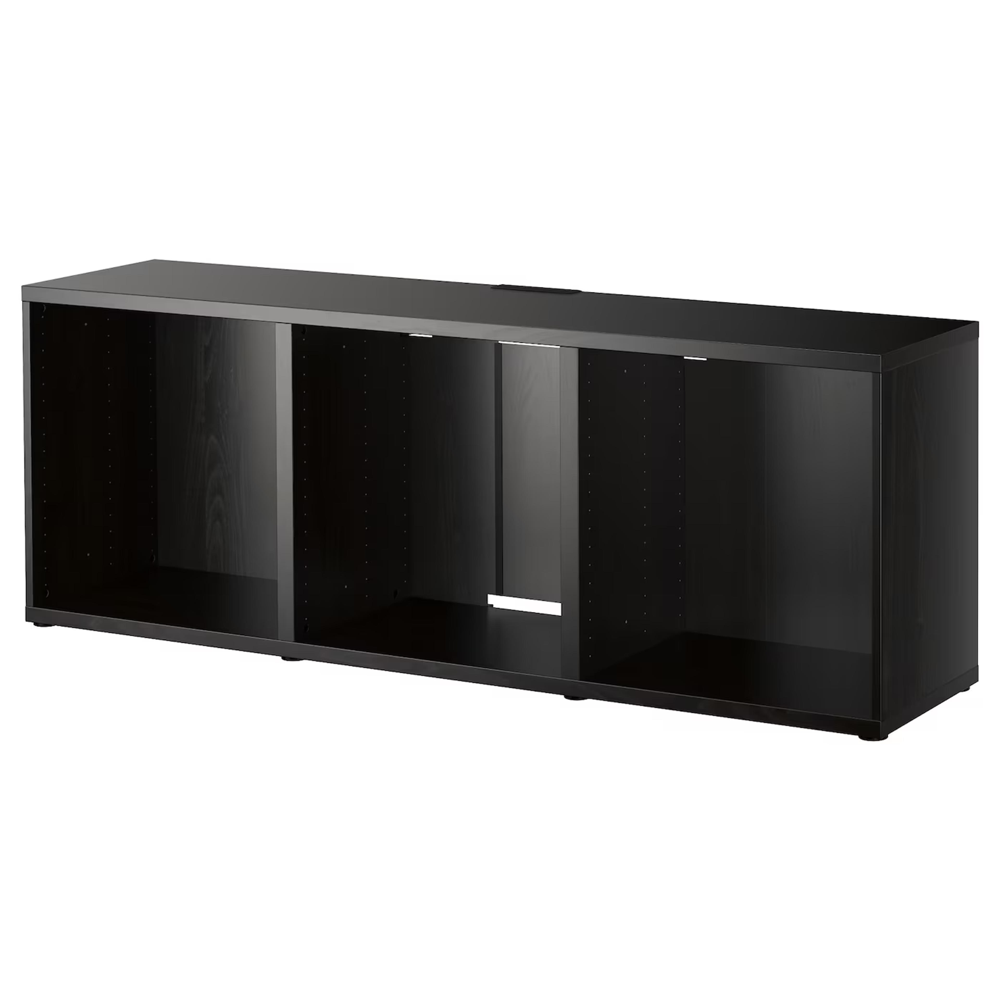 BESTÅ TV unit, black-brown, 707/8x153/4x251/4" - IKEA