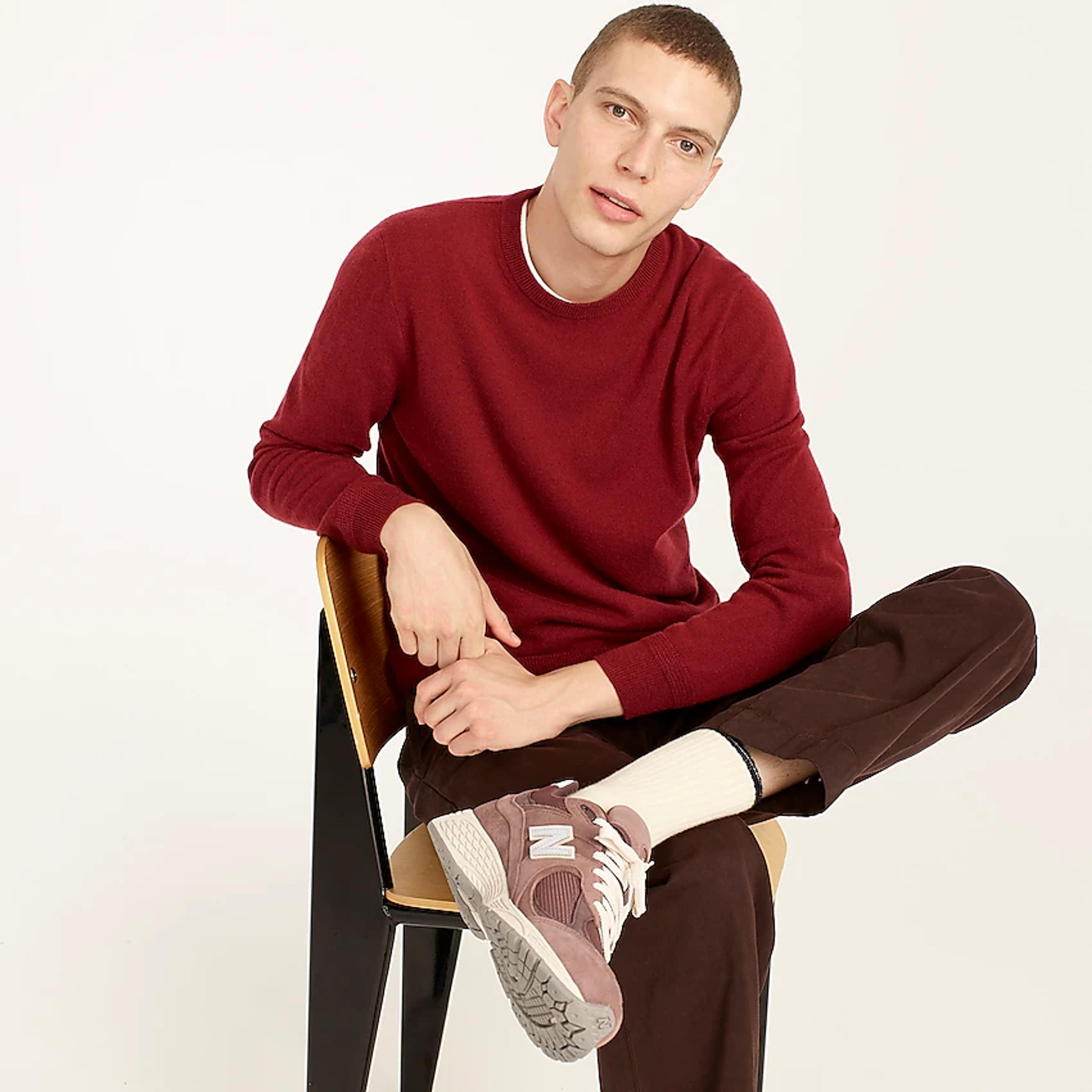 J.Crew: Cashmere Crewneck Sweater For Men