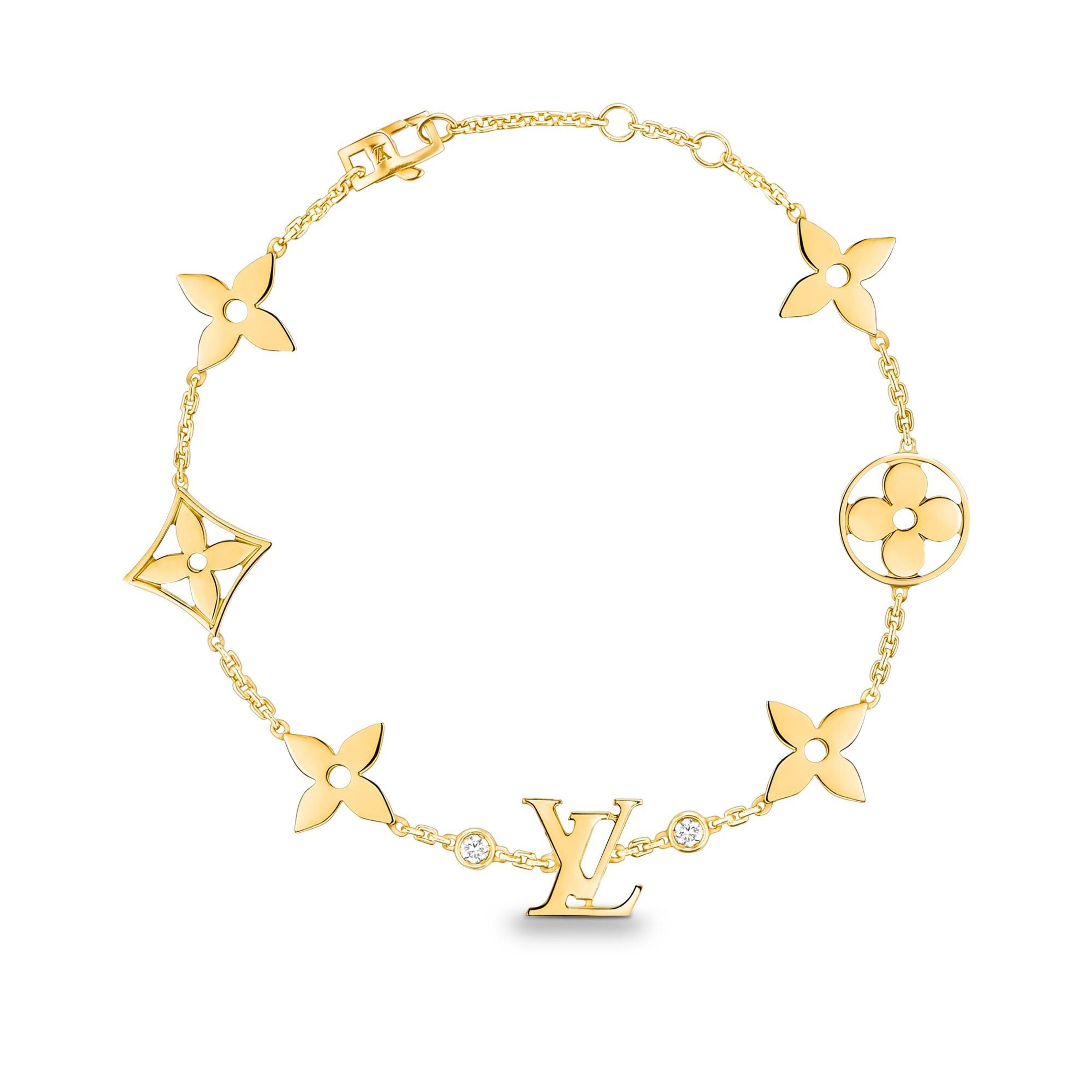 Louis Vuitton® Idylle Blossom Monogram Bracelet, Yellow Gold And Diamonds